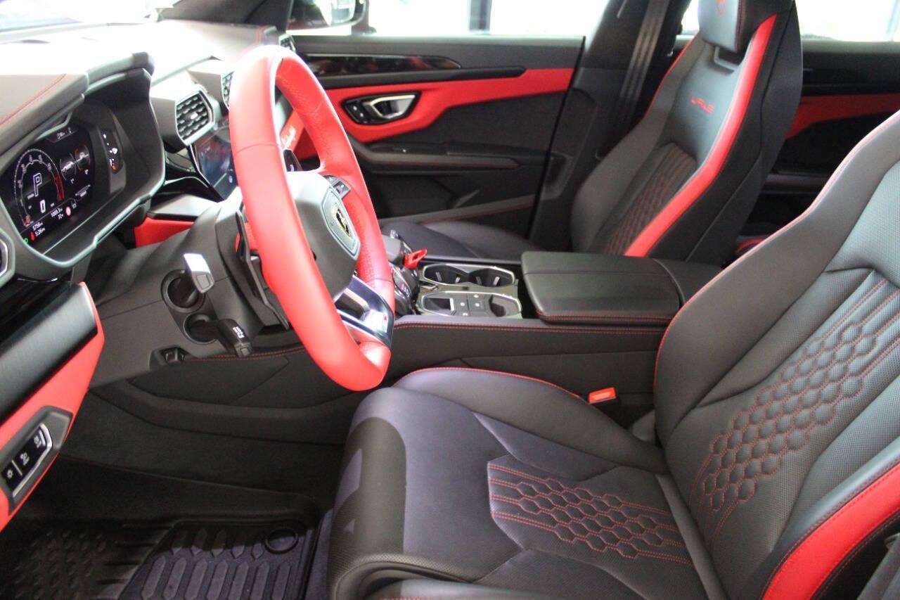 2023 Off White Lamborghini Urus S (ZPBUB3ZL4PL) with an 4.0L V8 DOHC 32V engine, 8A transmission, located at 4301 NW 39th , Oklahoma City, OK, 73112, (405) 949-5600, 35.512135, -97.598671 - it's one of a wife's few possessions that are considered toys looks and drives brand new its a must see. looks and drives brand new its a must see. My name is Josh, and I own dealerships and finance companies here in Oklahoma. I have 27 years of experience buying and selling all makes and mode - Photo#23