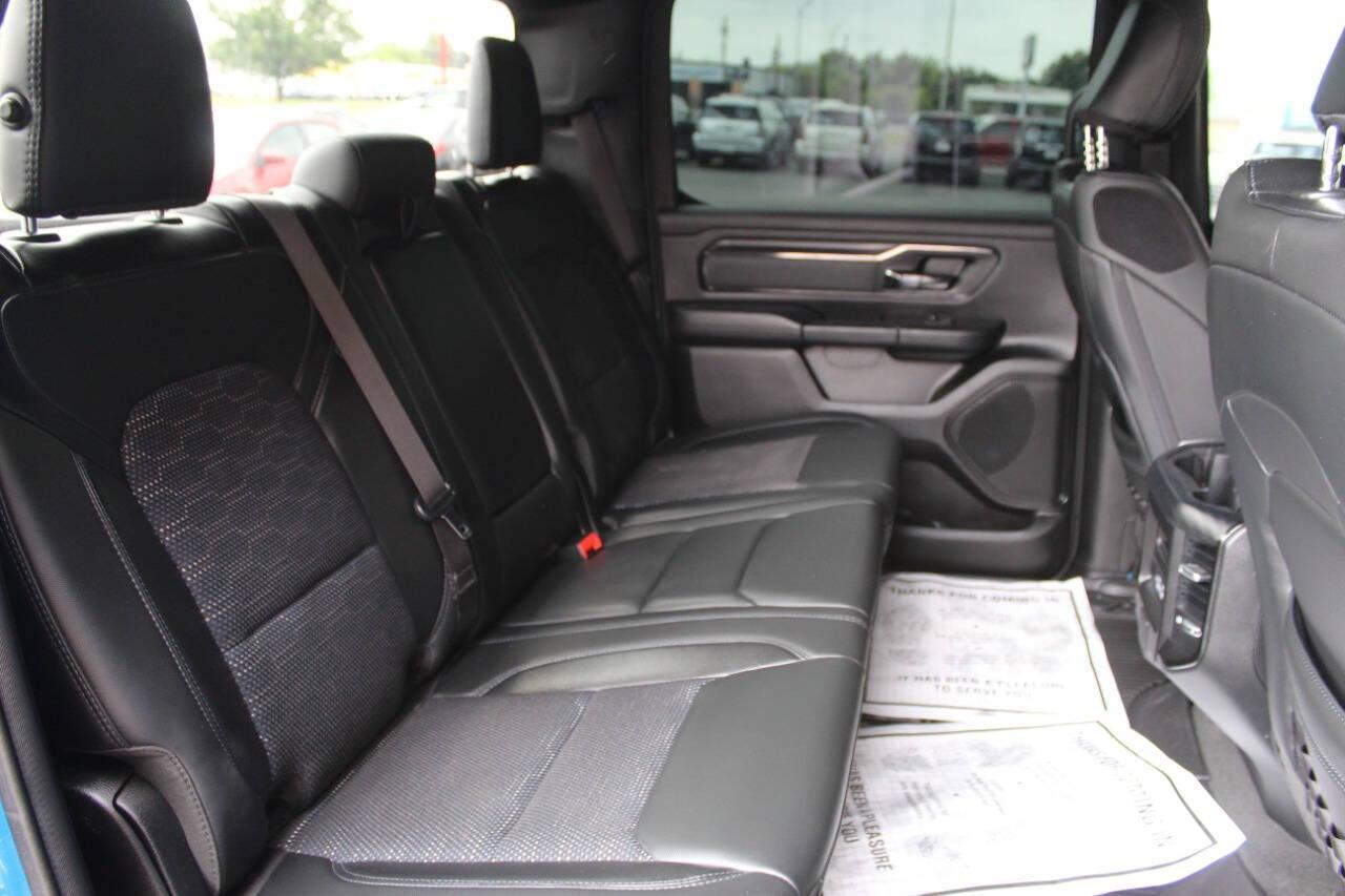 2023 Blue RAM 1500 Big Horn Crew Cab SWB 4WD (1C6SRFFT1PN) with an 5.7L V8 OHV 16V engine, 8A transmission, located at 4301 NW 39th , Oklahoma City, OK, 73112, (405) 949-5600, 35.512135, -97.598671 - NO DRIVERS LICENCE -NO FULL COVERAGE INSURANCE - NO CREDIT CHECK. COME ON OVER TO SUPERSPORTS, TAKE A LOOK AND TEST DRIVE. PLEASE GIVE US A CALL AT (405) 949-5600. NO LICENCIA DE CONDUCIR - NO SEGURO DE COBERTURA TOTAL - NO VERIFICACION DE CREDITO. VISITENOS EN SUPERSPORTS, MIRE NUESTRO - Photo#10