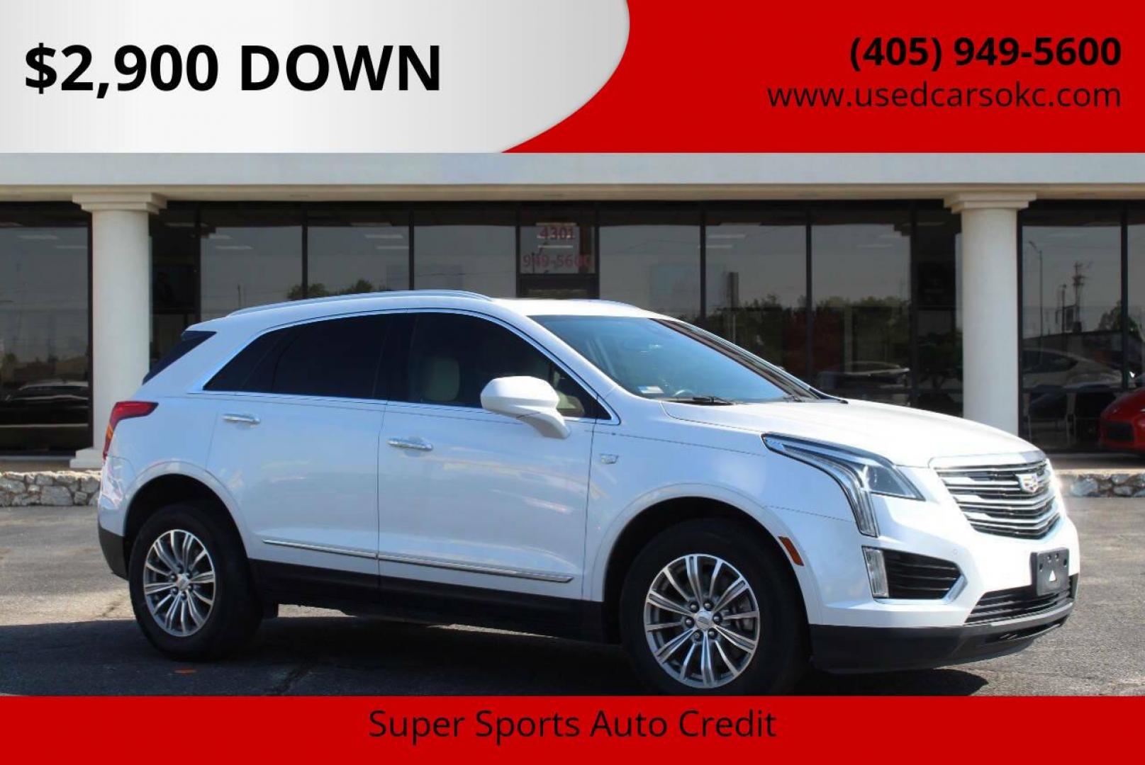 2019 White Cadillac XT5 Luxury (1GYKNCRS1KZ) with an 3.6L V6 DOHC 24V engine, 8A transmission, located at 4301 NW 39th , Oklahoma City, OK, 73112, (405) 949-5600, 35.512135, -97.598671 - NO DRIVERS LICENCE NO-FULL COVERAGE INSURANCE-NO CREDIT CHECK. COME ON OVER TO SUPERSPORTS AND TAKE A LOOK AND TEST DRIVE. PLEASE GIVE US A CALL AT (405) 949-5600. NO LICENCIA DE MANEJAR- NO SEGURO DE COBERTURA TOTAL- NO VERIFICACCION DE CREDITO. POR FAVOR VENGAN A SUPERSPORTS, ECHE UN - Photo#0