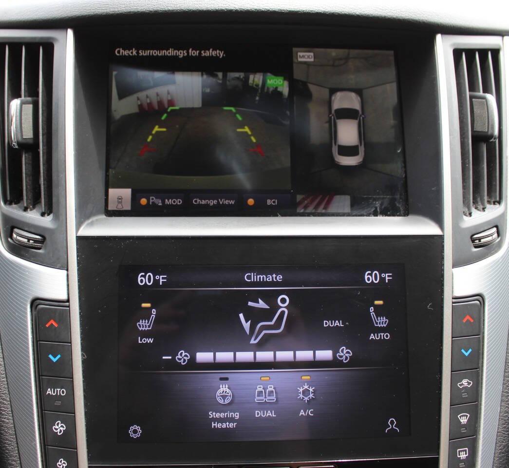 2021 White Infiniti Q50 3.0t Luxe (JN1EV7BP9MM) with an 3.0L V6 DOHC 24V TURBO engine, 7A transmission, located at 4301 NW 39th , Oklahoma City, OK, 73112, (405) 949-5600, 35.512135, -97.598671 - NO DRIVERS LICENCE -NO FULL COVERAGE INSURANCE- NO CREDIT CHECK. COME ON OVER TO SUPERSPORTS, TAKE A LOOK AND TEST DRIVE. PLEASE GIVE US A CALL AT (405) 949-5600. NO LICENCIA DE CONDUCIR - NO SEGURO DE COBERTURA TOTAL - NO VERIFICACION DE CREDITO. VISITENOS EN SUPERSPORTS, MIRE NUESTRO - Photo#15