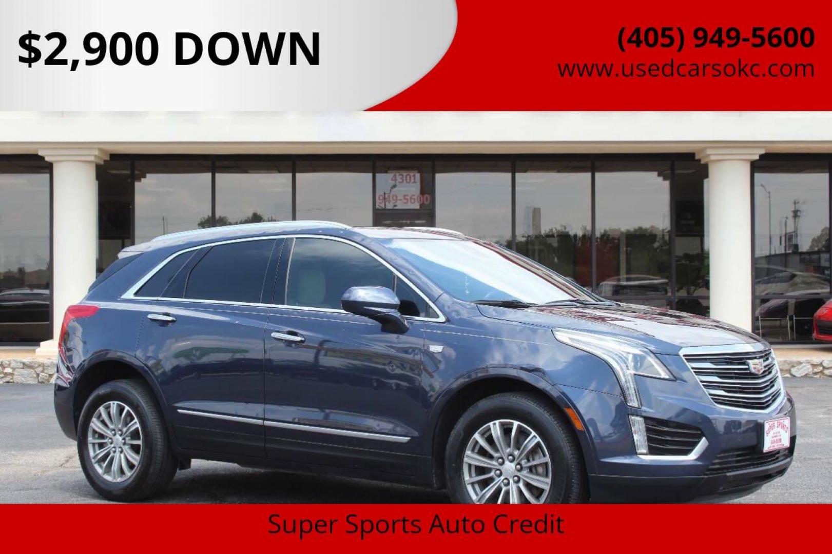 2018 Blue Cadillac XT5 Luxury (1GYKNCRS4JZ) with an 3.6L V6 DOHC 24V engine, 8A transmission, located at 4301 NW 39th , Oklahoma City, OK, 73112, (405) 949-5600, 35.512135, -97.598671 - NO DRIVERS LICENCE NO-FULL COVERAGE INSURANCE-NO CREDIT CHECK. COME ON OVER TO SUPERSPORTS AND TAKE A LOOK AND TEST DRIVE. PLEASE GIVE US A CALL AT (405) 949-5600. NO LICENSIA DE MANEJAR- NO SEGURO DE COBERTURA TOTAL- NO VERIFICACCION DE CREDITO. POR FAVOR VENGAN A SUPERSPORTS, ECHE UN - Photo#0