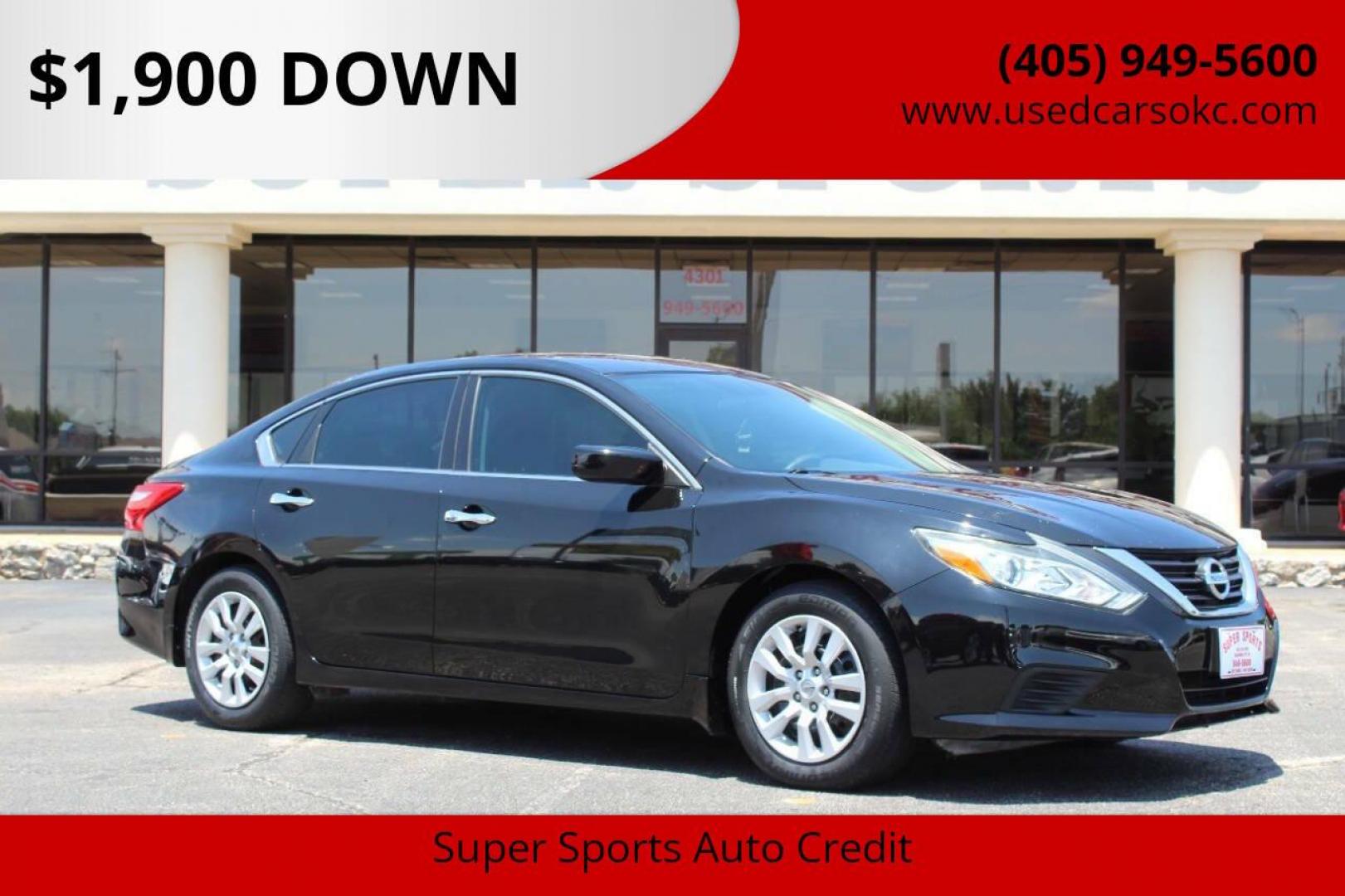 2017 Black Nissan Altima 2.5 S (1N4AL3AP8HN) with an 2.5L L4 DOHC 16V engine, CVT transmission, located at 4301 NW 39th , Oklahoma City, OK, 73112, (405) 949-5600, 35.512135, -97.598671 - NO DRIVERS LICENCE -NO FULL COVERAGE INSURANCE - NO CREDIT CHECK. COME ON OVER TO SUPERSPORTS, TAKE A LOOK AND TEST DRIVE. PLEASE GIVE US A CALL AT (405) 949-5600. NO LICENCIA DE CONDUCIR - NO SEGURO DE COBERTURA TOTAL - NO VERIFICACION DE CREDITO. VISITENOS EN SUPERSPORTS, MIRE NUESTRO - Photo#0