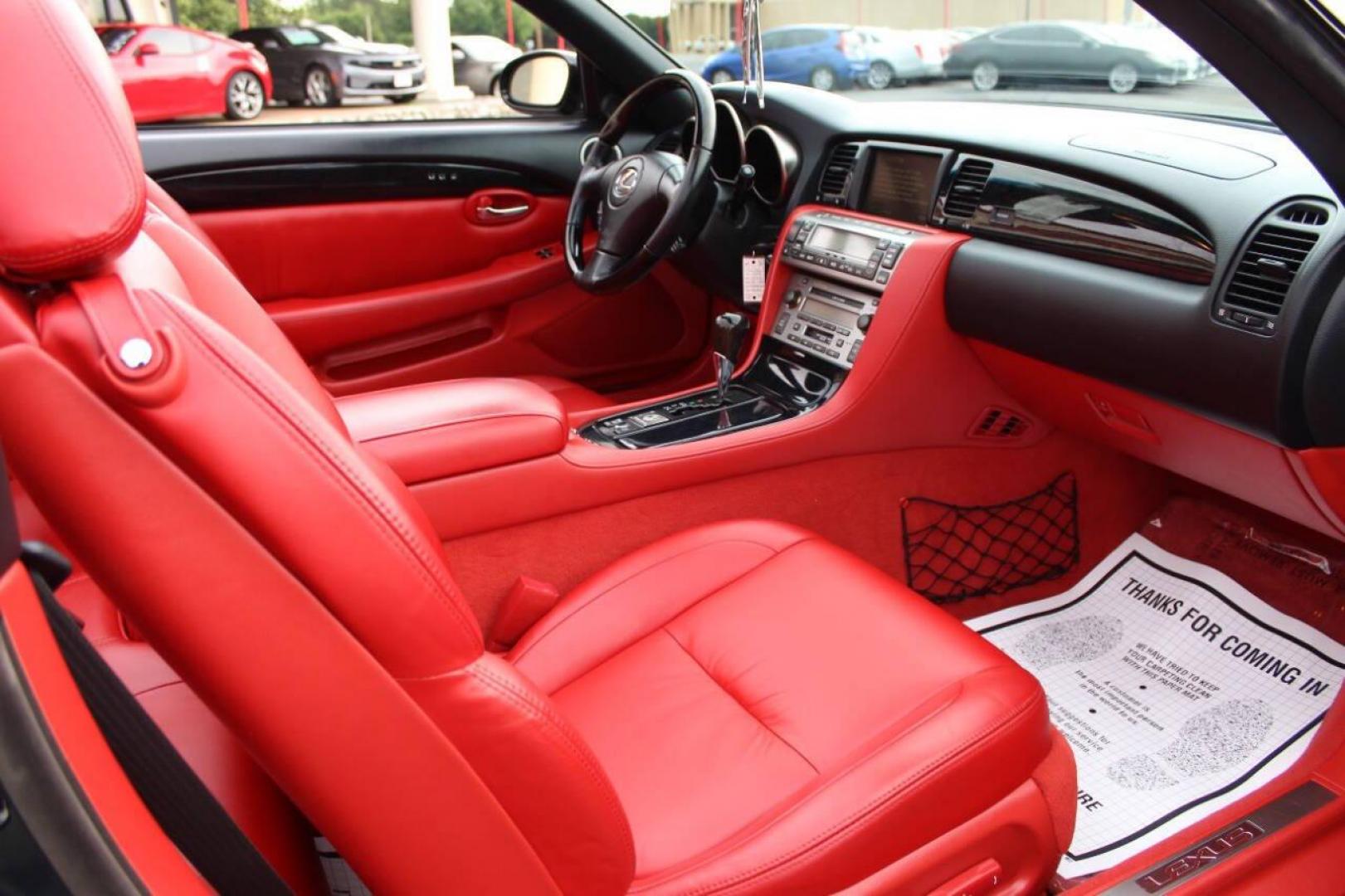 2005 Black Lexus SC 430 Convertible (JTHFN48YX50) with an 4.3L V8 DOHC 32V engine, 5-Speed Automatic Overdrive transmission, located at 4301 NW 39th , Oklahoma City, OK, 73112, (405) 949-5600, 35.512135, -97.598671 - NO DRIVERS LICENCE -NO FULL COVERAGE INSURANCE - NO CREDIT CHECK. COME ON OVER TO SUPERSPORTS, TAKE A LOOK AND TEST DRIVE . PLEASE GIVE US A CALL AT (405) 949-5600. NO LICENCIA DE CONDUCIR - NO SEGURO DE COBERTURA TOTAL - NO VERIFICACION DE CREDITO. VISITENOS EN SUPERSPORTS, MIRE NUESTR - Photo#16