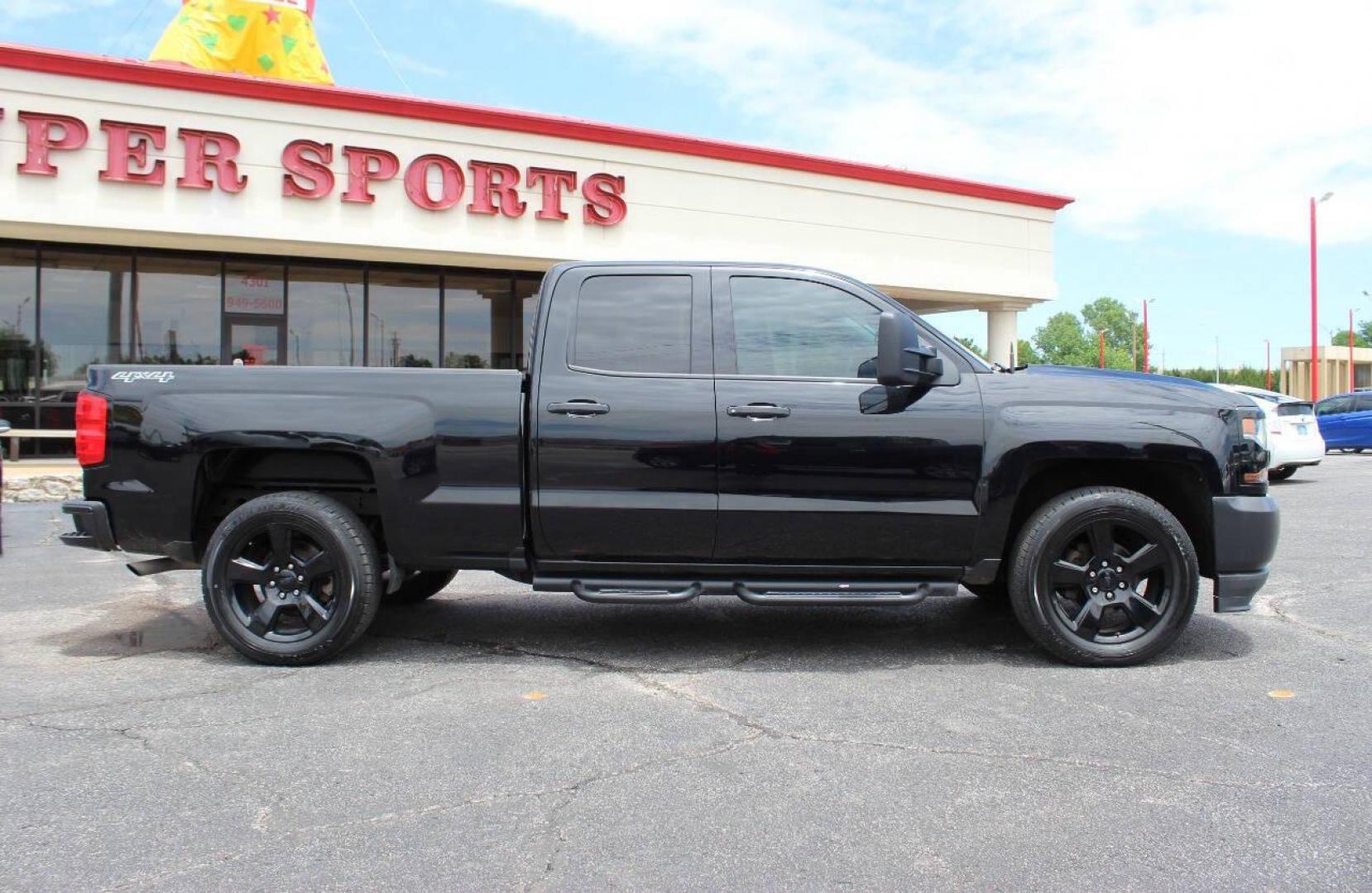 2017 Black Chevrolet Silverado 1500 Work Truck Double Cab 4WD (1GCVKNECXHZ) with an 5.3L V8 OHV 16V engine, 6A transmission, located at 4301 NW 39th , Oklahoma City, OK, 73112, (405) 949-5600, 35.512135, -97.598671 - Photo#7