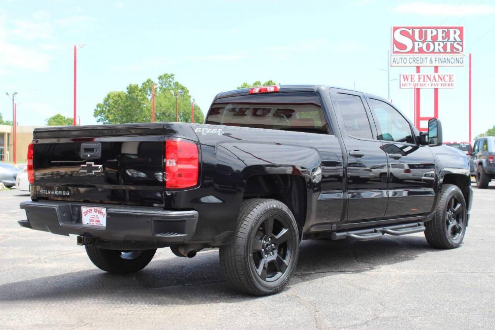 2017 Black Chevrolet Silverado 1500 Work Truck Double Cab 4WD (1GCVKNECXHZ) with an 5.3L V8 OHV 16V engine, 6A transmission, located at 4301 NW 39th , Oklahoma City, OK, 73112, (405) 949-5600, 35.512135, -97.598671 - Photo#8
