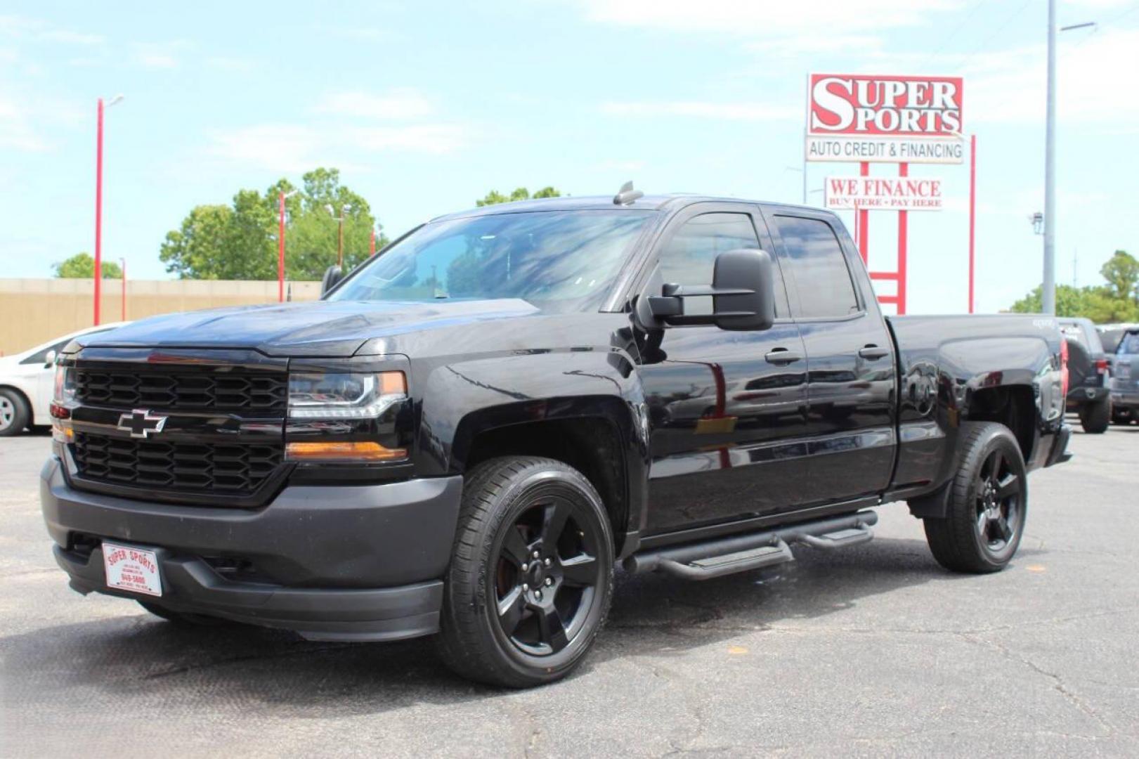 2017 Black Chevrolet Silverado 1500 Work Truck Double Cab 4WD (1GCVKNECXHZ) with an 5.3L V8 OHV 16V engine, 6A transmission, located at 4301 NW 39th , Oklahoma City, OK, 73112, (405) 949-5600, 35.512135, -97.598671 - Photo#11