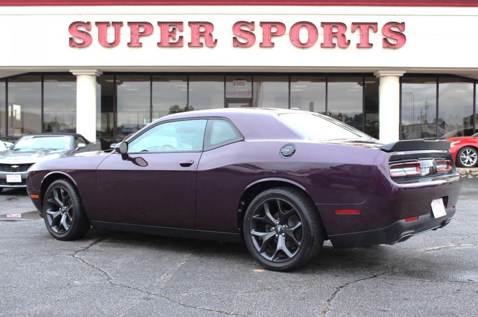 2020 Purple Dodge Challenger SXT (2C3CDZAG8LH) with an 3.6L V6 DOHC 24V engine, 8A transmission, located at 4301 NW 39th , Oklahoma City, OK, 73112, (405) 949-5600, 35.512135, -97.598671 - Photo#4