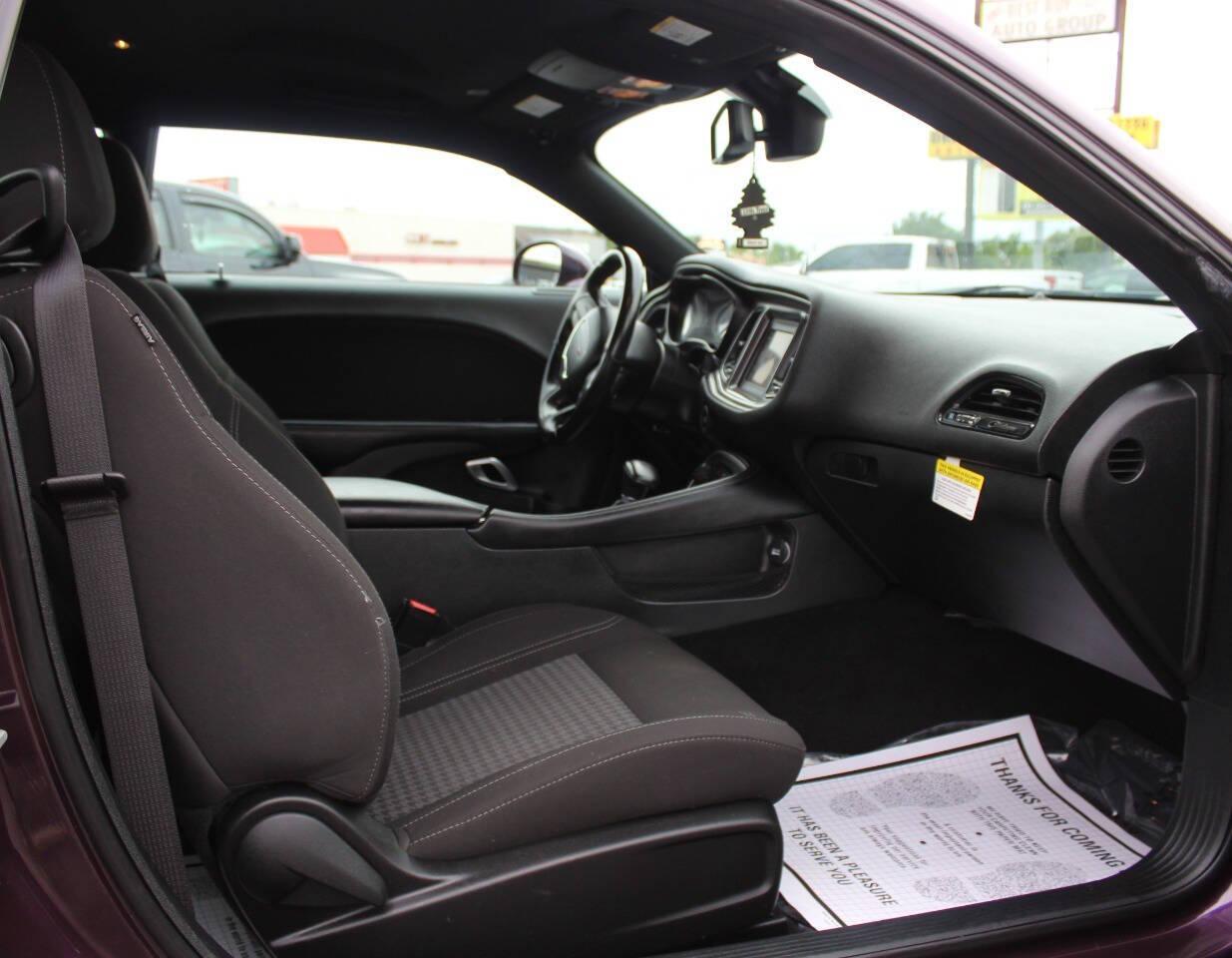 2020 Purple Dodge Challenger SXT (2C3CDZAG8LH) with an 3.6L V6 3.6L V6 engine, Automatic 8-Speed transmission, located at 4301 NW 39th , Oklahoma City, OK, 73112, (405) 949-5600, 35.512135, -97.598671 - NO DRIVERS LICENCE -NO FULL COVERAGE INSURANCE - NO CREDIT CHECK. COME ON OVER TO SUPERSPORTS, TAKE A LOOK AND TEST DRIVE. PLEASE GIVE US A CALL AT (405) 949-5600. NO LICENCIA DE CONDUCIR - NO SEGURO DE COBERTURA TOTAL - NO VERIFICACION DE CREDITO. VISITENOS EN SUPERSPORTS, MIRE NUESTRO - Photo#8