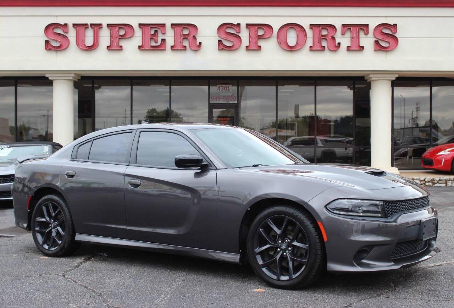 2020 Gray Dodge Charger GT AWD (2C3CDXHG7LH) with an 3.6L V6 DOHC 24V engine, 8A transmission, located at 4301 NW 39th , Oklahoma City, OK, 73112, (405) 949-5600, 35.512135, -97.598671 - Photo#0