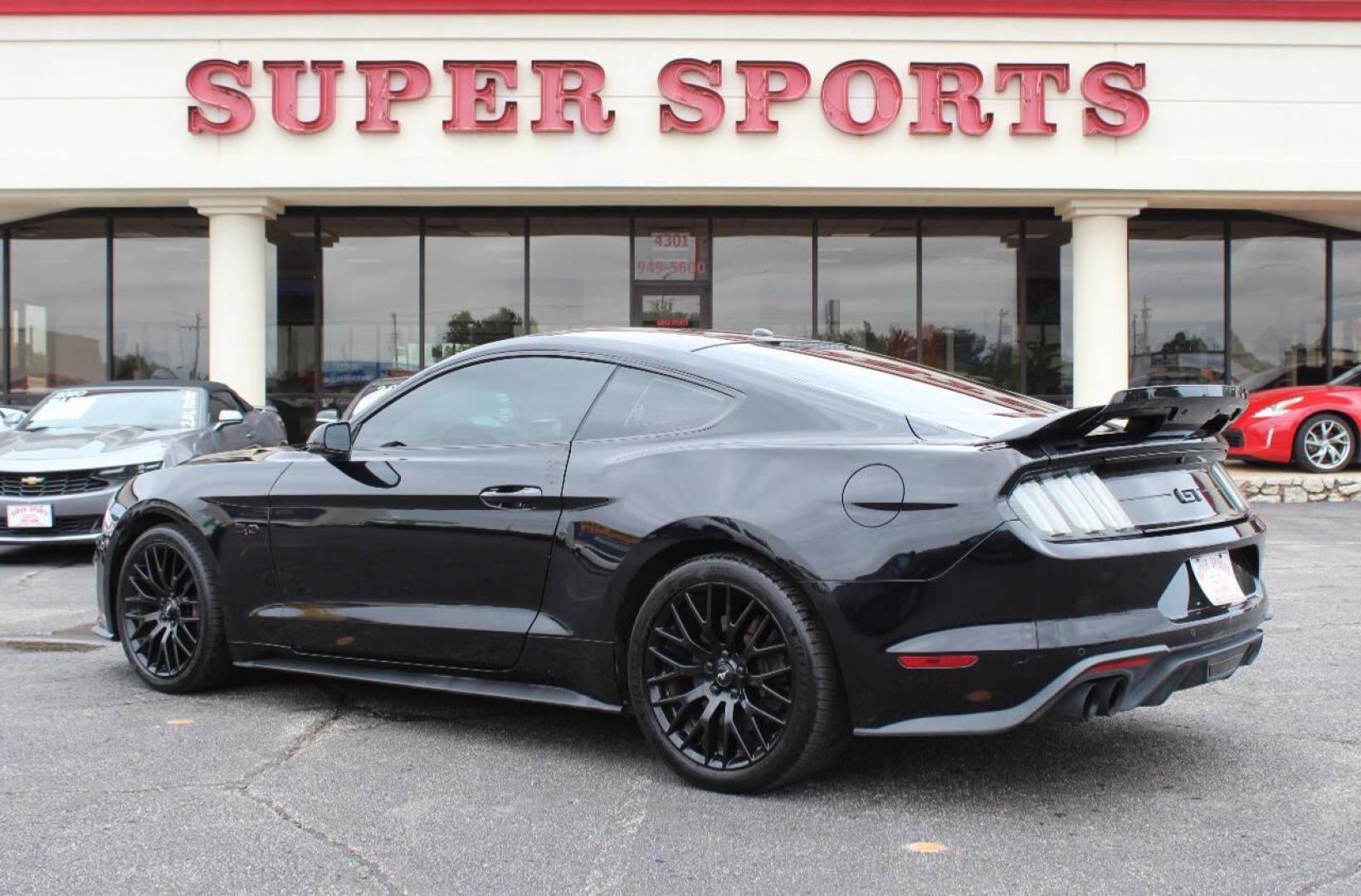 2019 Black Ford Mustang GT Premium Coupe (1FA6P8CF3K5) with an 5.0L V8 DOHC 32V engine, Automatic 10-Speed transmission, located at 4301 NW 39th , Oklahoma City, OK, 73112, (405) 949-5600, 35.512135, -97.598671 - Photo#4