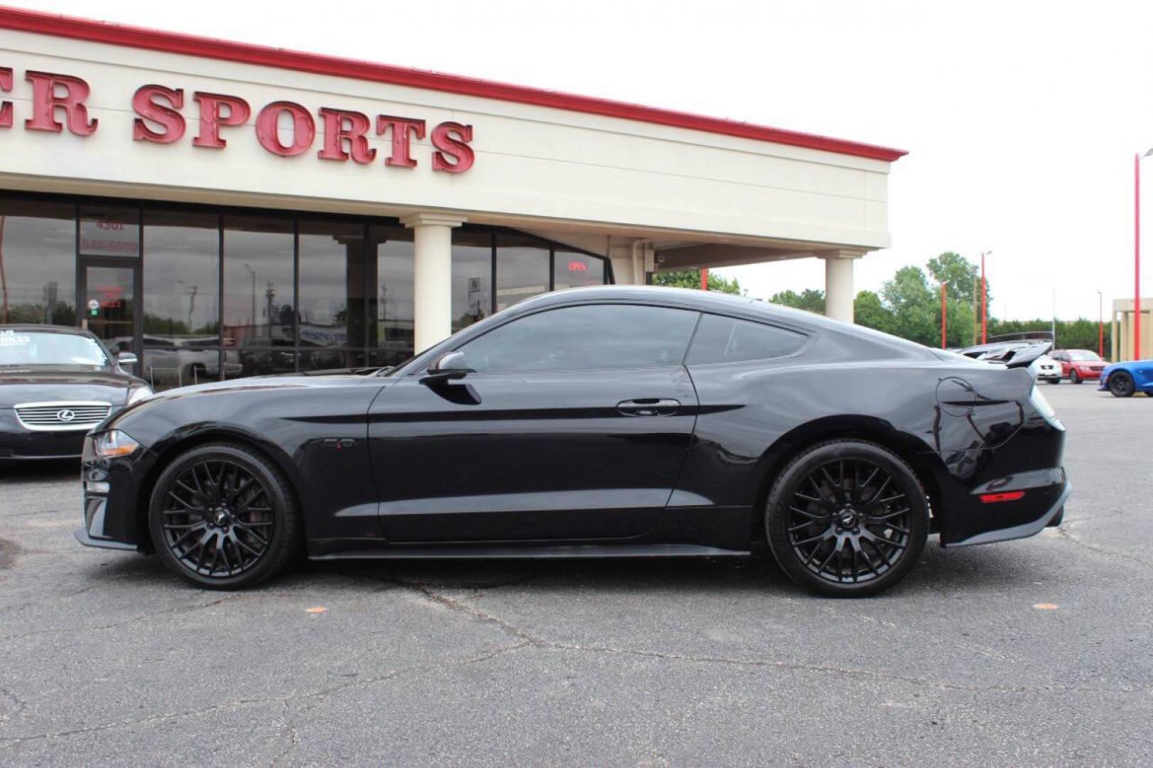 2019 Black Ford Mustang GT Premium Coupe (1FA6P8CF3K5) with an 5.0L V8 DOHC 32V engine, Automatic 10-Speed transmission, located at 4301 NW 39th , Oklahoma City, OK, 73112, (405) 949-5600, 35.512135, -97.598671 - Photo#5