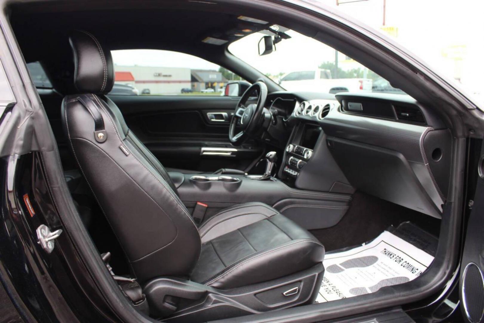 2019 Black Ford Mustang GT Premium Coupe (1FA6P8CF3K5) with an 5.0L V8 DOHC 32V engine, Automatic 10-Speed transmission, located at 4301 NW 39th , Oklahoma City, OK, 73112, (405) 949-5600, 35.512135, -97.598671 - Photo#8