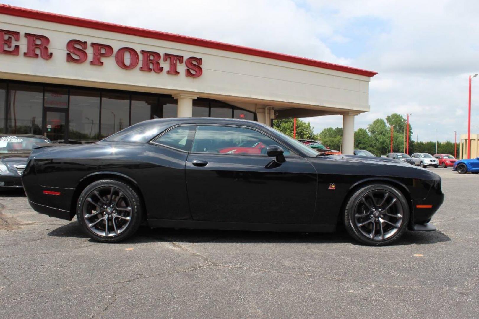 2021 Black Dodge Challenger R/T Scat Pack (2C3CDZFJ8MH) with an 6.2L V8 OHV 16V engine, 6A transmission, located at 4301 NW 39th , Oklahoma City, OK, 73112, (405) 949-5600, 35.512135, -97.598671 - Photo#2