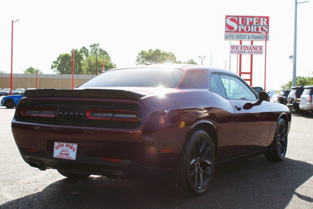 2019 Maroon Dodge Challenger SXT (2C3CDZAG8KH) with an 3.6L V6 3.6L V6 engine, Automatic 8-Speed transmission, located at 4301 NW 39th , Oklahoma City, OK, 73112, (405) 949-5600, 35.512135, -97.598671 - Hablamos espanol. SPEND SMART --- BUY FROM SUPER SPORTS. ALL PRICES, DOWN PAYMENTS, PAYMENTS, AND FINANCE TERMS ARE NEGOTIABLE AT THE TIME OF APPROVAL. WE WILL WORK WITH YOU TO FIT YOUR BUDGET. WE WILL EVEN LOWER AND ADJUST THE NUMBERS TO HELP MAKE THE VEHICLE MORE AFFORDABLE FOR YOU.- Photo#3