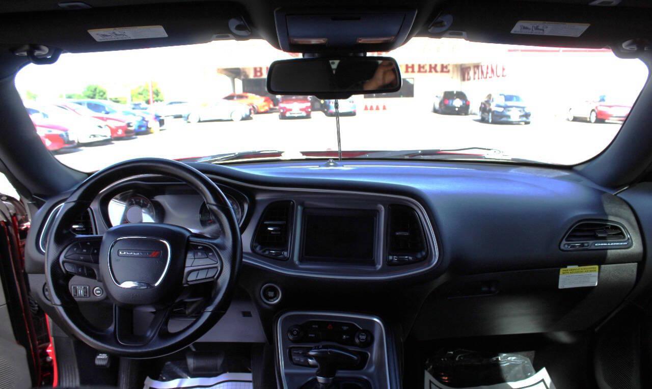 2019 Maroon Dodge Challenger SXT (2C3CDZAG8KH) with an 3.6L V6 3.6L V6 engine, Automatic 8-Speed transmission, located at 4301 NW 39th , Oklahoma City, OK, 73112, (405) 949-5600, 35.512135, -97.598671 - Hablamos espanol. SPEND SMART --- BUY FROM SUPER SPORTS. ALL PRICES, DOWN PAYMENTS, PAYMENTS, AND FINANCE TERMS ARE NEGOTIABLE AT THE TIME OF APPROVAL. WE WILL WORK WITH YOU TO FIT YOUR BUDGET. WE WILL EVEN LOWER AND ADJUST THE NUMBERS TO HELP MAKE THE VEHICLE MORE AFFORDABLE FOR YOU.- Photo#15