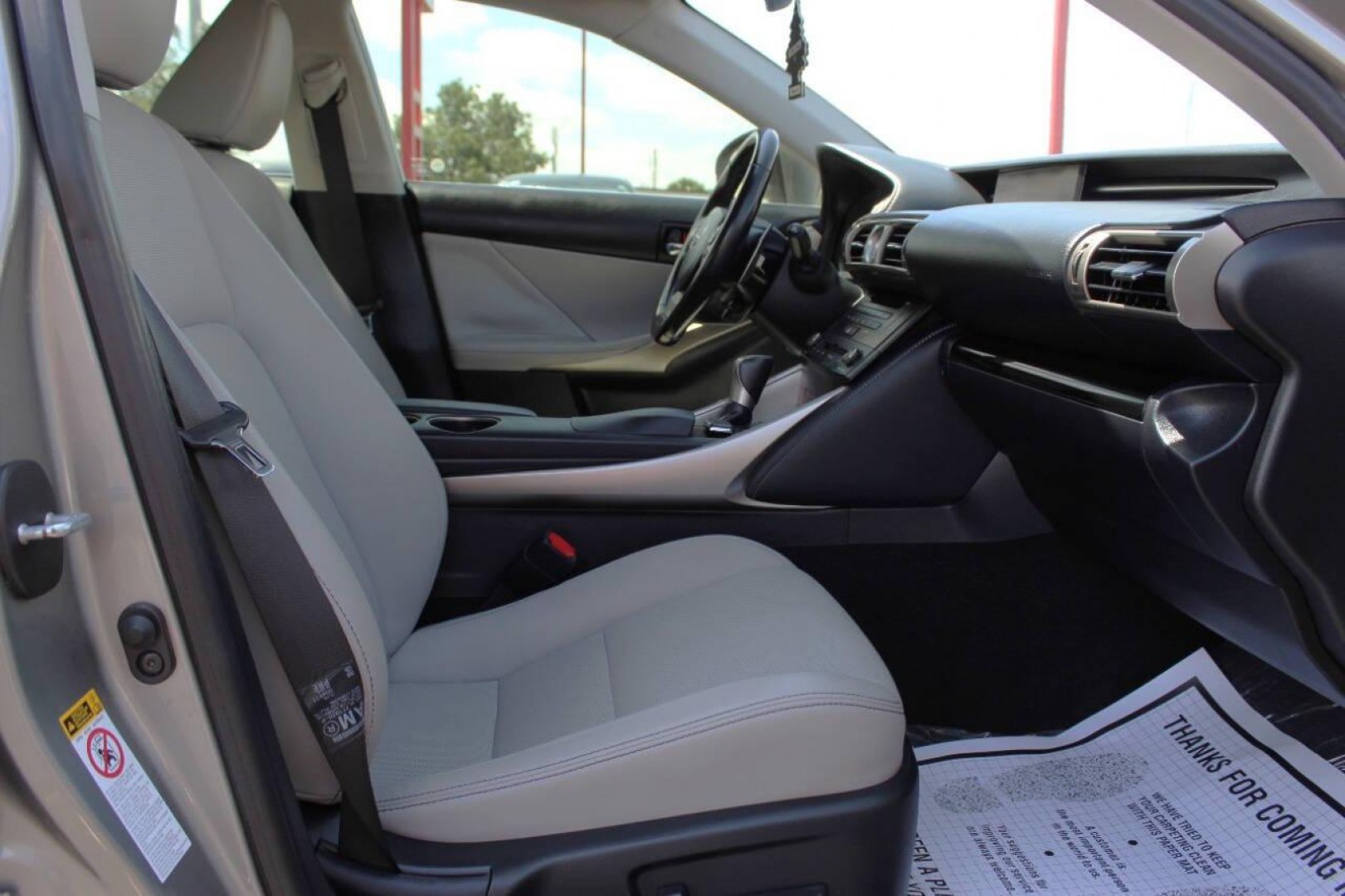 2016 Beige Lexus IS 200t 200t (JTHBA1D22G5) with an 2.0L I4 Turbocharger 2.0L I4 engine, Automatic 8-Speed transmission, located at 4301 NW 39th , Oklahoma City, OK, 73112, (405) 949-5600, 35.512135, -97.598671 - Hablamos espaol. SPEND SMART --- BUY FROM SUPER SPORTS. ASKING WHOLESALE CASH PRICE: $14,900 (CASH ONLY) PLUS $100 PROCESSING FEE. ALL PRICES, DOWN PAYMENTS, PAYMENTS, AND FINANCE TERMS ARE NEGOTIABLE AT THE TIME OF APPROVAL. WE WILL WORK WITH YOU TO FIT YOUR BUDGET. WE WILL EVEN LOW- Photo#8