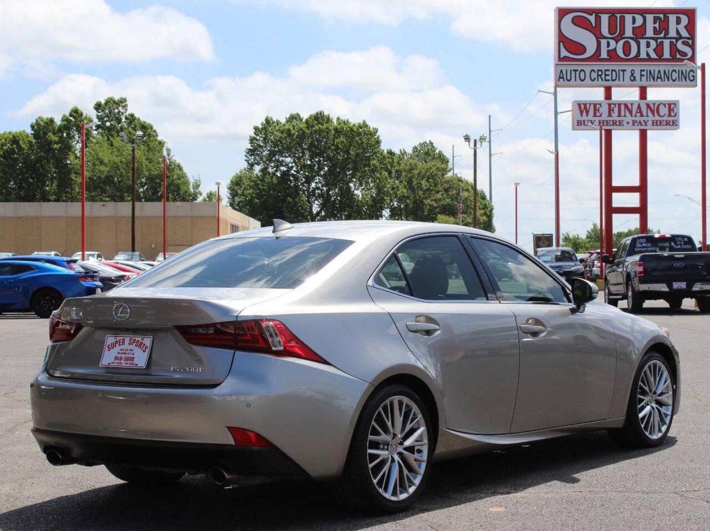 2016 Silver Lexus IS 200t (JTHBA1D22G5) with an 2.0L L4 DOHC 16V engine, 8A transmission, located at 4301 NW 39th , Oklahoma City, OK, 73112, (405) 949-5600, 35.512135, -97.598671 - NO DRIVERS LICENCE -NO FULL COVERAGE INSURANCE - NO CREDIT CHECK. COME ON OVER TO SUPERSPORTS, TAKE A LOOK AND TEST DRIVE. PLEASE GIVE US A CALL AT (405) 949-5600. NO LICENCIA DE CONDUCIR - NO SEGURO DE COBERTURA TOTAL - NO VERIFICACION DE CREDITO. VISITENOS EN SUPERSPORTS, MIRE NUESTRO - Photo#4