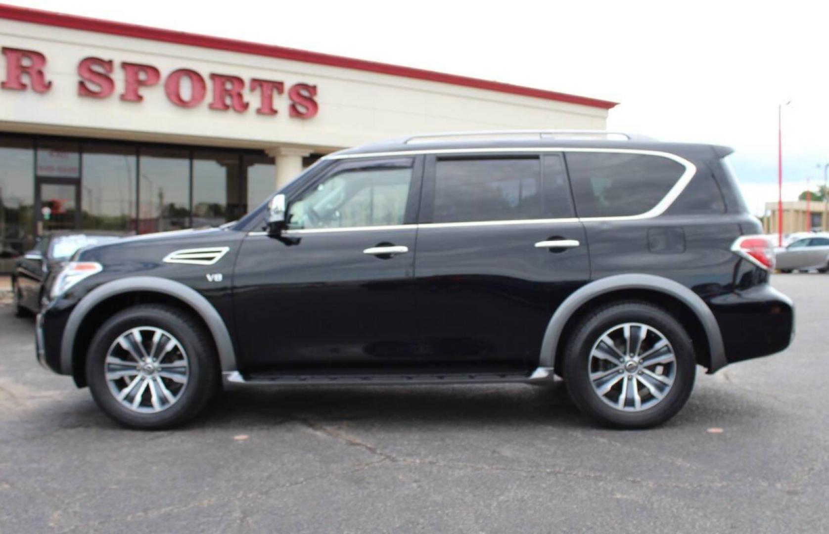 2019 Black Nissan Armada SL 2WD (JN8AY2ND9K9) with an 5.6L V8 DOHC 32V engine, 7A transmission, located at 4301 NW 39th , Oklahoma City, OK, 73112, (405) 949-5600, 35.512135, -97.598671 - NO DRIVERS LICENCE -NO FULL COVERAGE INSURANCE - NO CREDIT CHECK. COME ON OVER TO SUPERSPORTS, TAKE A LOOK AND TEST DRIVE. PLEASE GIVE US A CALL AT (405) 949-5600. NO LICENCIA DE CONDUCIR - NO SEGURO DE COBERTURA TOTAL - NO VERIFICACION DE CREDITO. VISITENOS EN SUPERSPORTS, MIRE - Photo#6