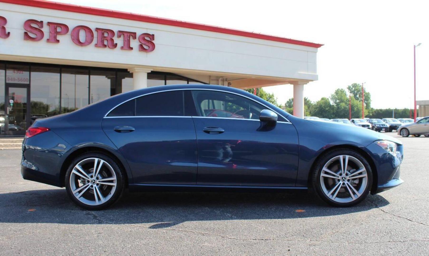 2020 Blue Mercedes-Benz CLA-Class CLA250 (W1K5J4GB1LN) with an 2.0L L4 DOHC 16V engine, 7A transmission, located at 4301 NW 39th , Oklahoma City, OK, 73112, (405) 949-5600, 35.512135, -97.598671 - NO DRIVERS LICENCE -NO FULL COVERAGE INSURANCE - NO CREDIT CHECK. COME ON OVER TO SUPERSPORTS, TAKE A LOOK AND TEST DRIVE. PLEASE GIVE US A CALL AT (405) 949-5600. NO LICENCIA DE CONDUCIR - NO SEGURO DE COBERTURA TOTAL - NO VERIFICACION DE CREDITO. VISITENOS EN SUPERSPORTS, MIRE NUESTRO - Photo#3