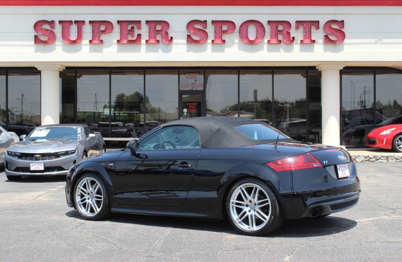 2011 Black Audi TT 2.0T Roadster quattro S tronic (TRU4FAFK1B1) with an 2.0L L4 DOHC 16V engine, 6-Speed Automatic transmission, located at 4301 NW 39th , Oklahoma City, OK, 73112, (405) 949-5600, 35.512135, -97.598671 - NO DRIVERS LICENCE -NO FULL COVERAGE INSURANCE - NO CREDIT CHECK. COME ON OVER TO SUPERSPORTS, TAKE A LOOK AND TEST DRIVE. PLEASE GIVE US A CALL AT (405) 949-5600. NO LICENCIA DE CONDUCIR - NO SEGURO DE COBERTURA TOTAL - NO VERIFICACION DE CREDITO. VISITENOS EN SUPERSPORTS, MIRE NUESTR - Photo#10