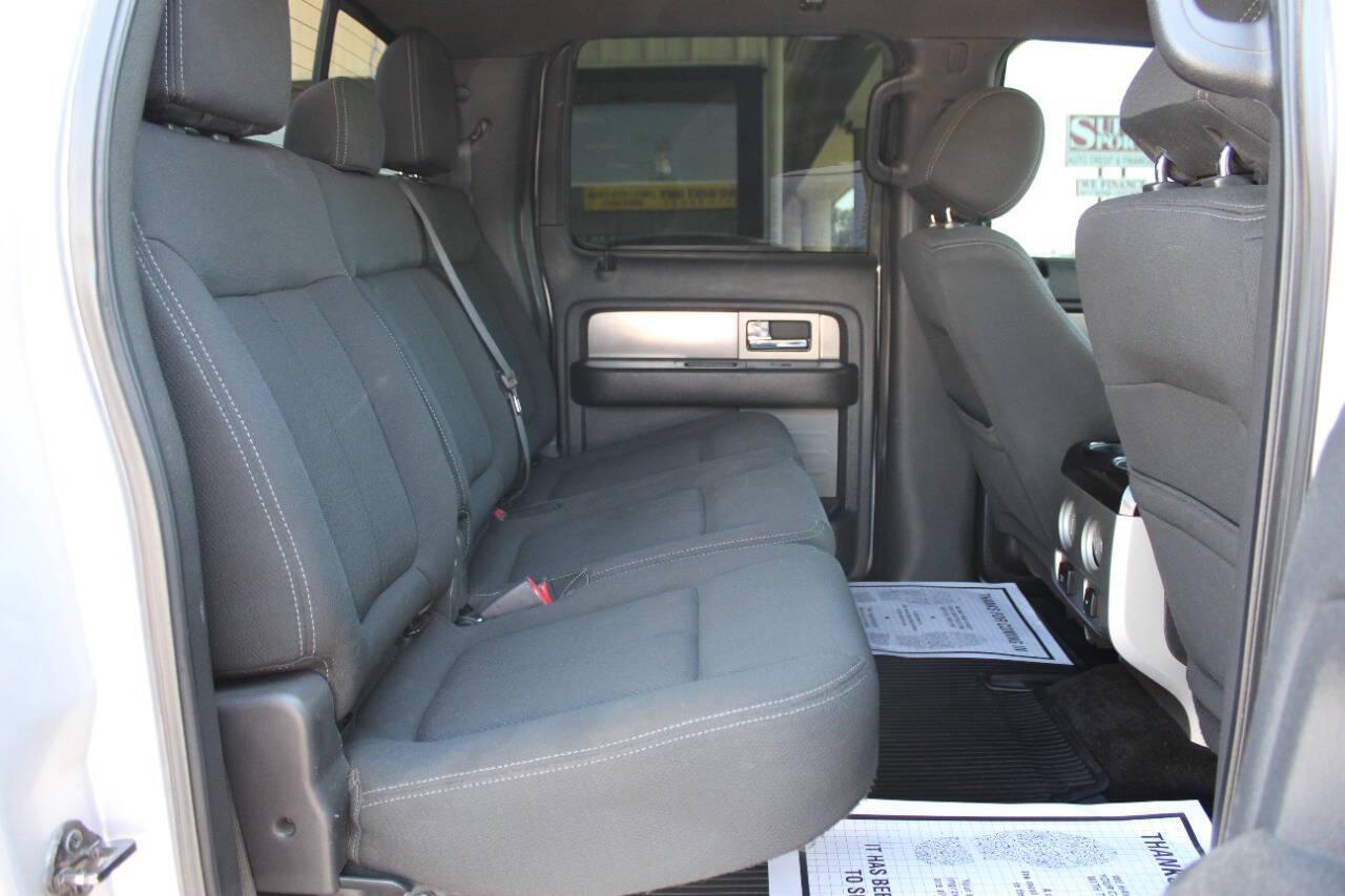 2013 Silver Ford F-150 XLT SuperCrew 6.5-ft. Bed 4WD (1FTFW1EF1DF) with an 5.0L V8 engine, 6-Speed Automatic transmission, located at 4301 NW 39th , Oklahoma City, OK, 73112, (405) 949-5600, 35.512135, -97.598671 - NO DRIVERS LICENCE -NO FULL COVERAGE INSURANCE - NO CREDIT CHECK. COME ON OVER TO SUPERSPORTS, TAKE A LOOK AND TEST DRIVE. PLEASE GIVE US A CALL AT (405) 949-5600. NO LICENCIA DE CONDUCIR - NO SEGURO DE COBERTURA TOTAL - NO VERIFICACION DE CREDITO. VISITENOS EN SUPERSPORTS, MIRE - Photo#10