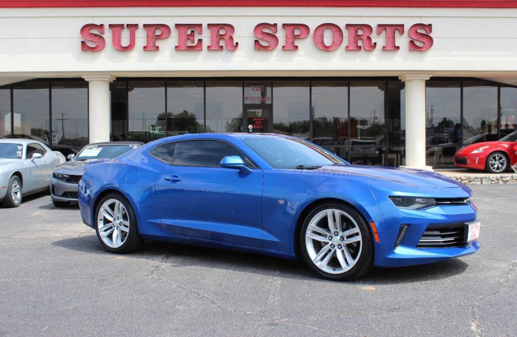 2017 Blue Chevrolet Camaro 1LT Coupe (1G1FB1RS8H0) with an 3.6L V6 DOHC 24V engine, 6A transmission, located at 4301 NW 39th , Oklahoma City, OK, 73112, (405) 949-5600, 35.512135, -97.598671 - NO DRIVERS LICENCE NO-FULL COVERAGE INSURANCE-NO CREDIT CHECK. COME ON OVER TO SUPERSPORTS AND TAKE A LOOK AND TEST DRIVE. PLEASE GIVE US A CALL AT (405) 949-5600. NO LICENSIA DE MANEJAR- NO SEGURO DE COBERTURA TOTAL- NO VERIFICACCION DE CREDITO. POR FAVOR VENGAN A SUPERSPORTS, ECHE UN - Photo#1