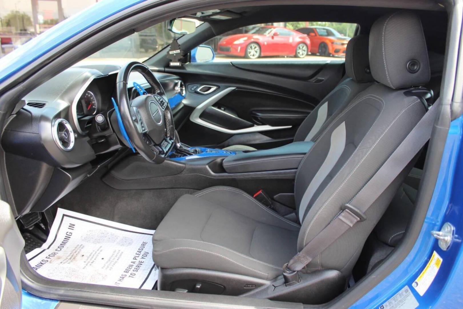 2017 Blue Chevrolet Camaro 1LT Coupe (1G1FB1RS8H0) with an 3.6L V6 DOHC 24V engine, 6A transmission, located at 4301 NW 39th , Oklahoma City, OK, 73112, (405) 949-5600, 35.512135, -97.598671 - NO DRIVERS LICENCE NO-FULL COVERAGE INSURANCE-NO CREDIT CHECK. COME ON OVER TO SUPERSPORTS AND TAKE A LOOK AND TEST DRIVE. PLEASE GIVE US A CALL AT (405) 949-5600. NO LICENSIA DE MANEJAR- NO SEGURO DE COBERTURA TOTAL- NO VERIFICACCION DE CREDITO. POR FAVOR VENGAN A SUPERSPORTS, ECHE UN - Photo#14