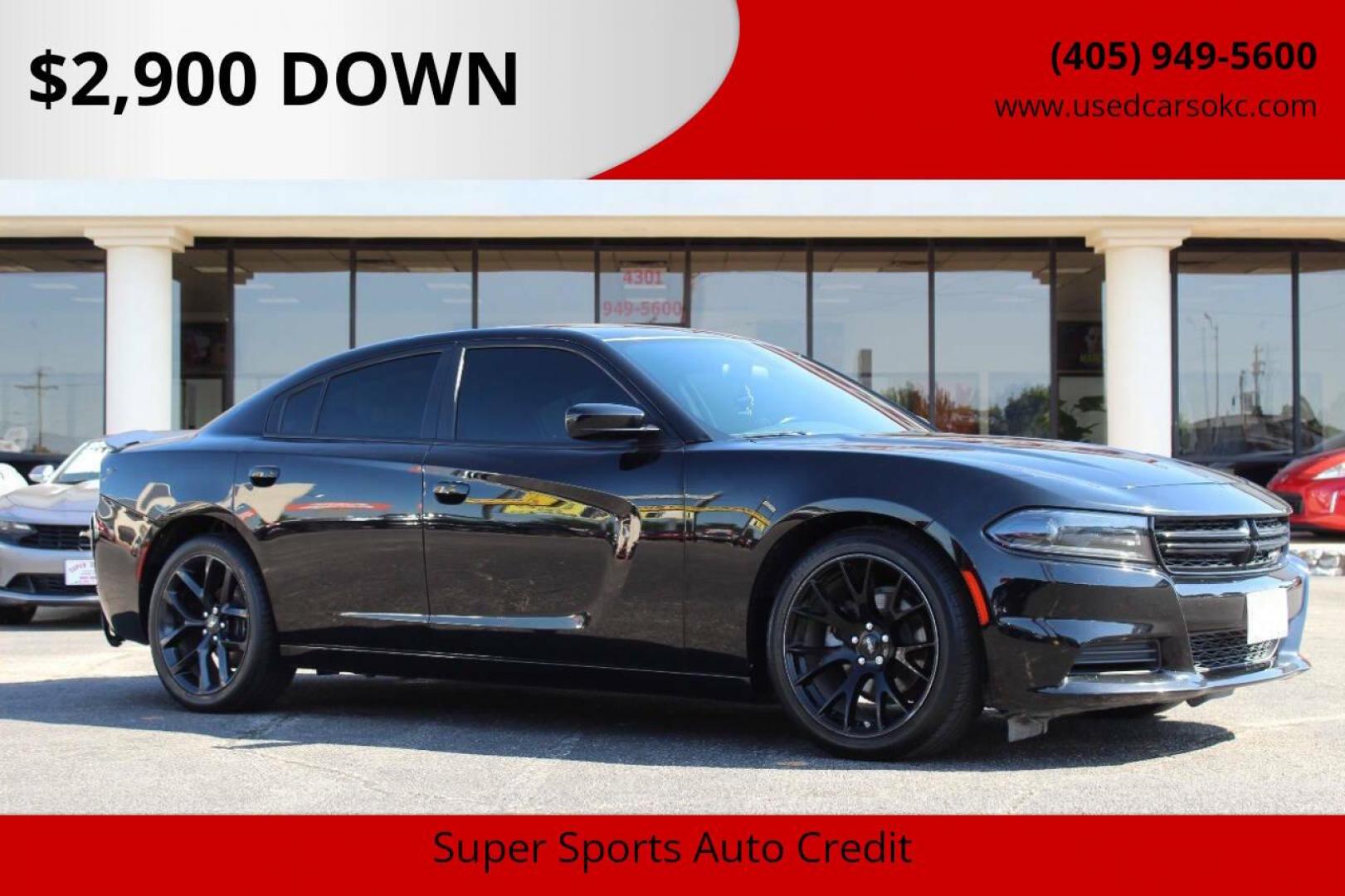 2022 Black Dodge Charger SXT (2C3CDXBGXNH) with an 3.6L V6 DOHC 24V engine, 8A transmission, located at 4301 NW 39th , Oklahoma City, OK, 73112, (405) 949-5600, 35.512135, -97.598671 - NO DRIVERS LICENCE NO-FULL COVERAGE INSURANCE-NO CREDIT CHECK. COME ON OVER TO SUPERSPORTS AND TAKE A LOOK AND TEST DRIVE. PLEASE GIVE US A CALL AT (405) 949-5600. NO LICENSIA DE MANEJAR- NO SEGURO DE COBERTURA TOTAL- NO VERIFICACCION DE CREDITO. POR FAVOR VENGAN A SUPERSPORTS, ECHE UN - Photo#0