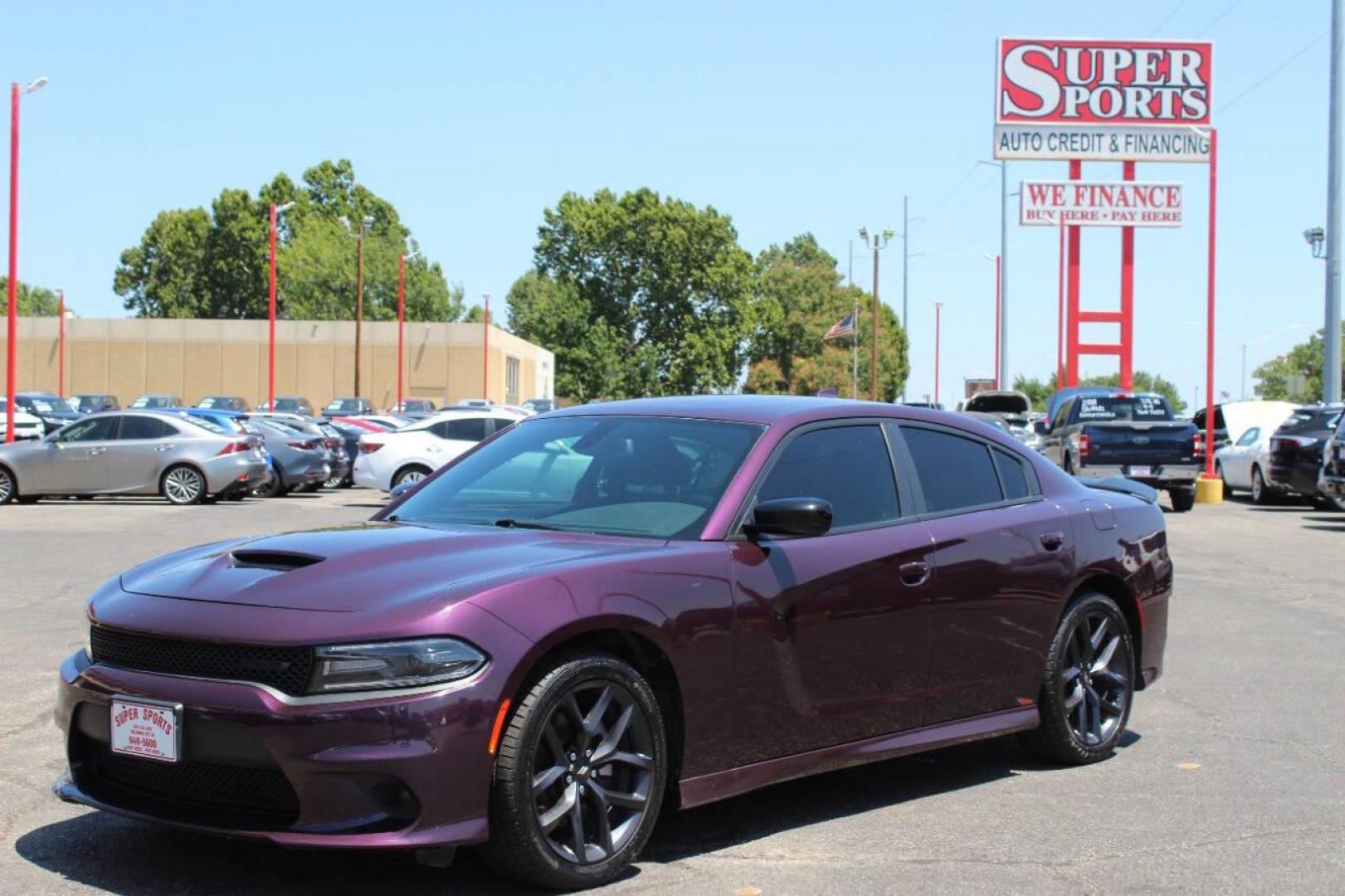 2021 Purple Dodge Charger GT AWD (2C3CDXHG8MH) with an 3.6L V6 DOHC 24V engine, 8A transmission, located at 4301 NW 39th , Oklahoma City, OK, 73112, (405) 949-5600, 35.512135, -97.598671 - NO DRIVERS LICENCE -NO FULL COVERAGE INSURANCE - NO CREDIT CHECK. COME ON OVER TO SUPERSPORTS, TAKE A LOOK AND TEST DRIVE. PLEASE GIVE US A CALL AT (405) 949-5600. NO LICENCIA DE CONDUCIR - NO SEGURO DE COBERTURA TOTAL - NO VERIFICACION DE CREDITO. VISITENOS EN SUPERSPORTS, MIRE NUESTRO - Photo#7