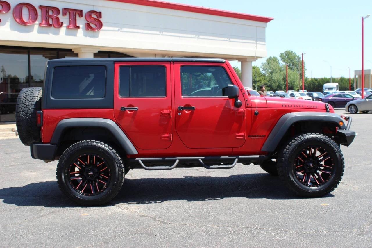 2017 Red Jeep Wrangler Unlimited Unlimited Rubicon 4WD (1C4BJWFGXHL) with an 3.6L V6 3.6L V6 engine, Automatic 5-Speed transmission, located at 4301 NW 39th , Oklahoma City, OK, 73112, (405) 949-5600, 35.512135, -97.598671 - Hablamos espanol. SPEND SMART --- BUY FROM SUPER SPORTS. ALL PRICES, DOWN PAYMENTS, PAYMENTS, AND FINANCE TERMS ARE NEGOTIABLE AT THE TIME OF APPROVAL. WE WILL WORK WITH YOU TO FIT YOUR BUDGET. WE WILL EVEN LOWER AND ADJUST THE NUMBERS TO HELP MAKE THE VEHICLE MORE AFFORDABLE FOR YOU.- Photo#2