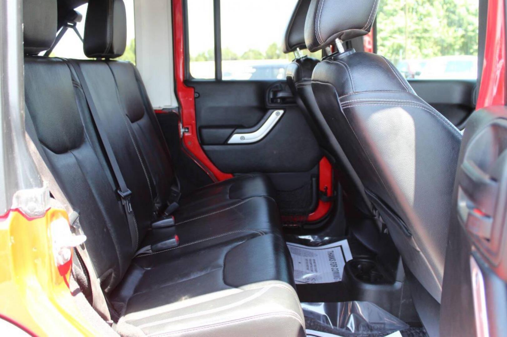 2017 Red Jeep Wrangler Unlimited Unlimited Rubicon 4WD (1C4BJWFGXHL) with an 3.6L V6 3.6L V6 engine, Automatic 5-Speed transmission, located at 4301 NW 39th , Oklahoma City, OK, 73112, (405) 949-5600, 35.512135, -97.598671- Photo#10