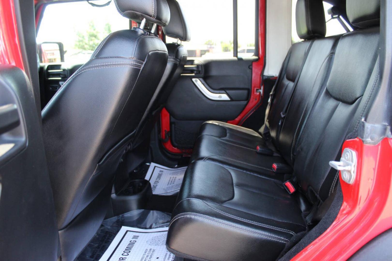 2017 Red Jeep Wrangler Unlimited Unlimited Rubicon 4WD (1C4BJWFGXHL) with an 3.6L V6 3.6L V6 engine, Automatic 5-Speed transmission, located at 4301 NW 39th , Oklahoma City, OK, 73112, (405) 949-5600, 35.512135, -97.598671 - Hablamos espanol. SPEND SMART --- BUY FROM SUPER SPORTS. ALL PRICES, DOWN PAYMENTS, PAYMENTS, AND FINANCE TERMS ARE NEGOTIABLE AT THE TIME OF APPROVAL. WE WILL WORK WITH YOU TO FIT YOUR BUDGET. WE WILL EVEN LOWER AND ADJUST THE NUMBERS TO HELP MAKE THE VEHICLE MORE AFFORDABLE FOR YOU.- Photo#13