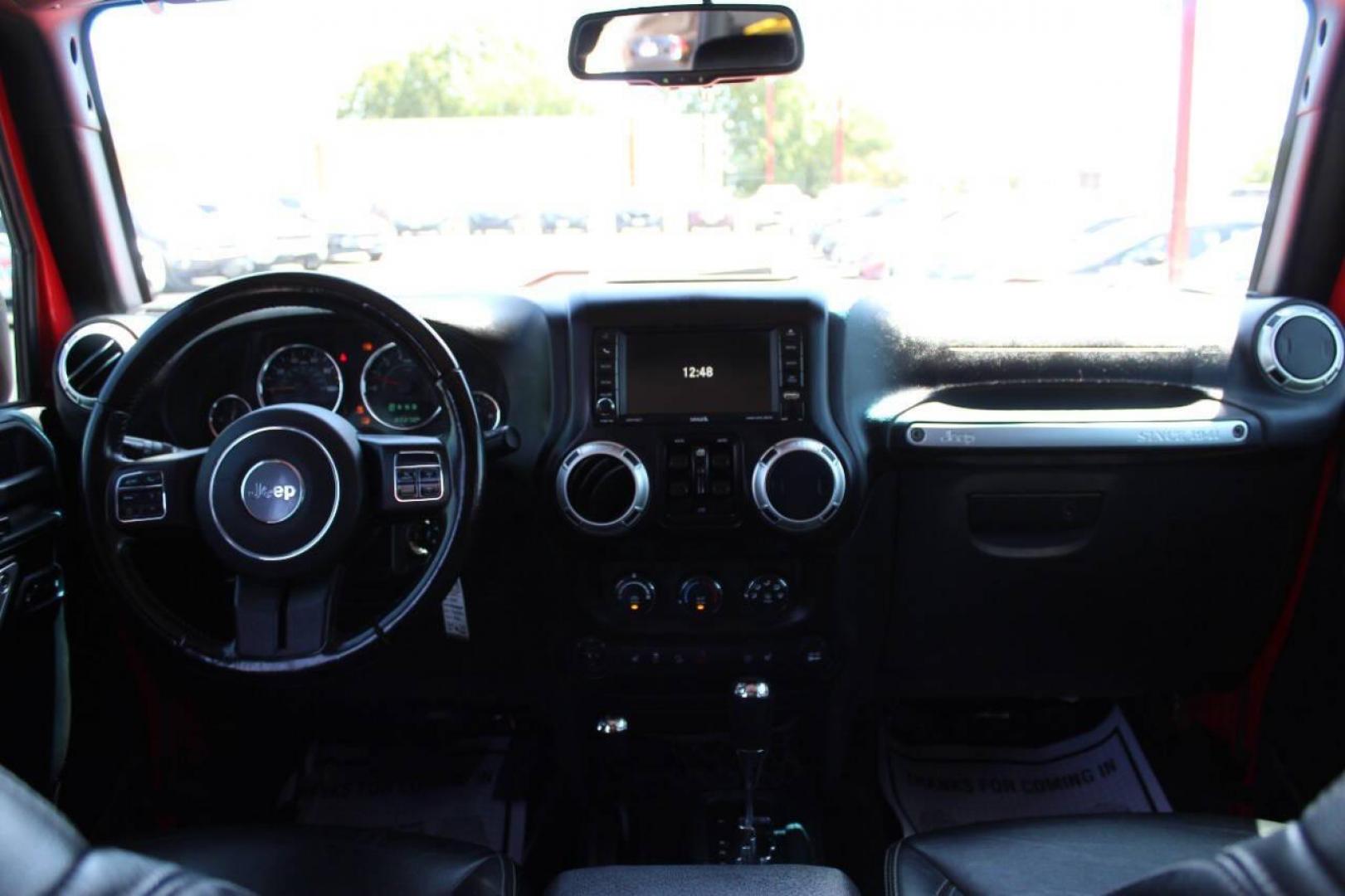 2017 Red Jeep Wrangler Unlimited Unlimited Rubicon 4WD (1C4BJWFGXHL) with an 3.6L V6 3.6L V6 engine, Automatic 5-Speed transmission, located at 4301 NW 39th , Oklahoma City, OK, 73112, (405) 949-5600, 35.512135, -97.598671- Photo#17