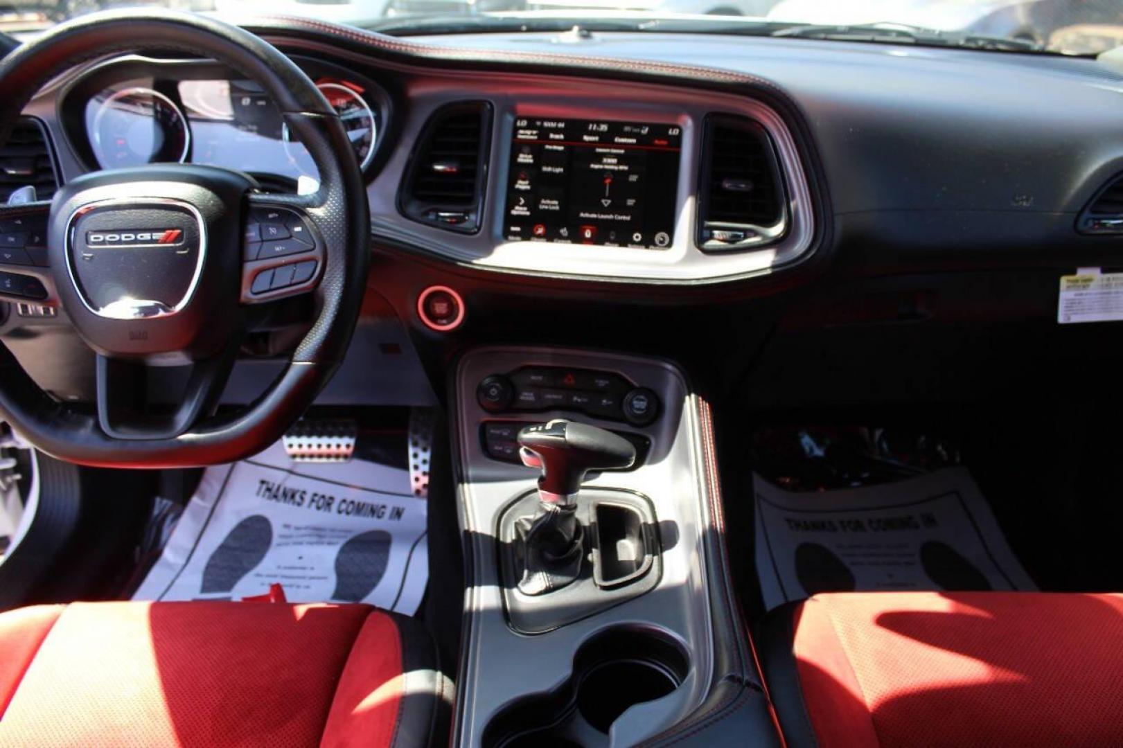 2023 White Dodge Challenger R/T Scat Pack (2C3CDZFJ0PH) with an 6.2L V8 OHV 16V engine, 6A transmission, located at 4301 NW 39th , Oklahoma City, OK, 73112, (405) 949-5600, 35.512135, -97.598671 - Photo#15