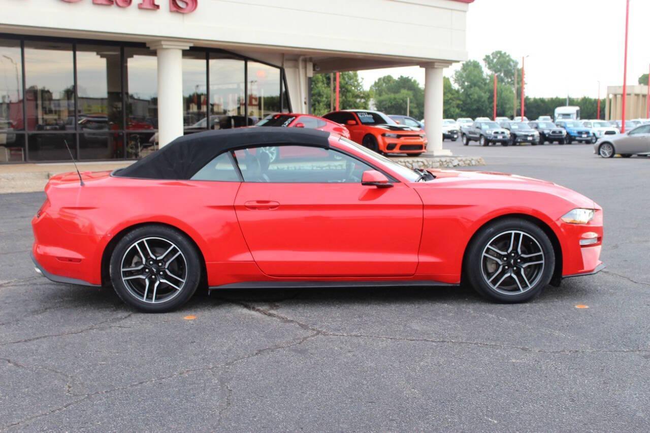 2020 Red Ford Mustang EcoBoost Premium Convertible (1FATP8UH4L5) with an 2.3L L4 DOHC 16V engine, Automatic 10-Speed transmission, located at 4301 NW 39th , Oklahoma City, OK, 73112, (405) 949-5600, 35.512135, -97.598671 - NO DRIVERS LICENSE - NO FULL COVERAGE INSURANCE - NO CREDIT CHECK. COME ON OVER TO SUPERSPORTS AND TAKE A LOOK AND TEST DRIVE PLEASE GIVE US A CALL AT (405) 949-5600. NO LICENCIA DE MANEJAR - NO SEGURO DE COBERTURA TOTAL - NO VERIFICACION DE CREDITO. POR FAVOR VENGAN A SUPERSPORTS, ECHE U - Photo#2