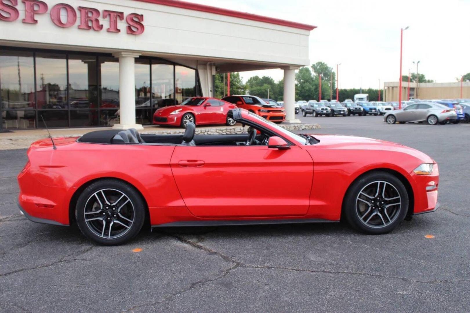 2020 Red Ford Mustang EcoBoost Premium Convertible (1FATP8UH4L5) with an 2.3L L4 DOHC 16V engine, Automatic 10-Speed transmission, located at 4301 NW 39th , Oklahoma City, OK, 73112, (405) 949-5600, 35.512135, -97.598671 - NO DRIVERS LICENSE - NO FULL COVERAGE INSURANCE - NO CREDIT CHECK. COME ON OVER TO SUPERSPORTS AND TAKE A LOOK AND TEST DRIVE PLEASE GIVE US A CALL AT (405) 949-5600. NO LICENCIA DE MANEJAR - NO SEGURO DE COBERTURA TOTAL - NO VERIFICACION DE CREDITO. POR FAVOR VENGAN A SUPERSPORTS, ECHE U - Photo#6