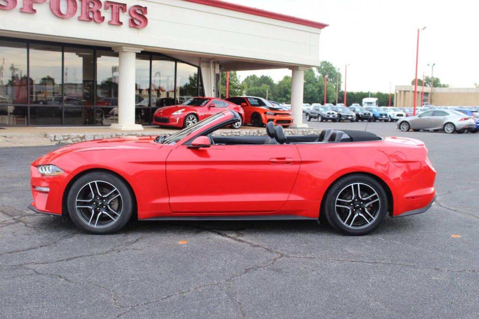 2020 Red Ford Mustang EcoBoost Premium Convertible (1FATP8UH4L5) with an 2.3L L4 DOHC 16V engine, Automatic 10-Speed transmission, located at 4301 NW 39th , Oklahoma City, OK, 73112, (405) 949-5600, 35.512135, -97.598671 - NO DRIVERS LICENSE - NO FULL COVERAGE INSURANCE - NO CREDIT CHECK. COME ON OVER TO SUPERSPORTS AND TAKE A LOOK AND TEST DRIVE PLEASE GIVE US A CALL AT (405) 949-5600. NO LICENCIA DE MANEJAR - NO SEGURO DE COBERTURA TOTAL - NO VERIFICACION DE CREDITO. POR FAVOR VENGAN A SUPERSPORTS, ECHE U - Photo#9