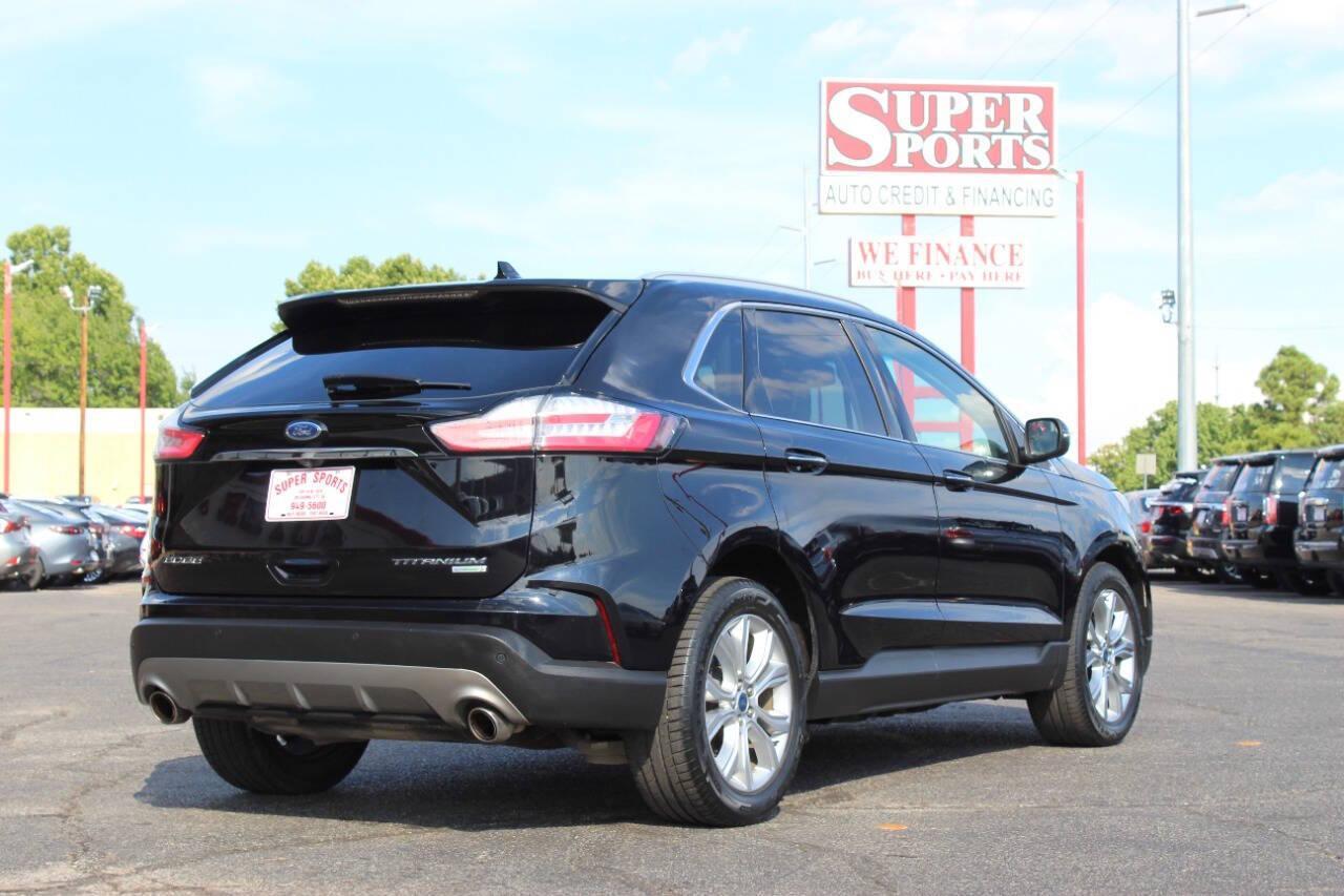 2020 Black Ford Edge Titanium (2FMPK3K96LB) with an 2.0L L4 DOHC 16V engine, 6A transmission, located at 4301 NW 39th , Oklahoma City, OK, 73112, (405) 949-5600, 35.512135, -97.598671 - NO DRIVERS LICENSE - NO FULL COVERAGE INSURANCE - NO CREDIT CHECK. COME ON OVER TO SUPERSPORTS AND TAKE A LOOK AND TEST DRIVE PLEASE GIVE US A CALL AT (405) 949-5600. NO LICENCIA DE MANEJAR - NO SEGURO DE COBERTURA TOTAL - NO VERIFICACION DE CREDITO. POR FAVOR VENGAN A SUPERSPORTS, ECHE - Photo#3
