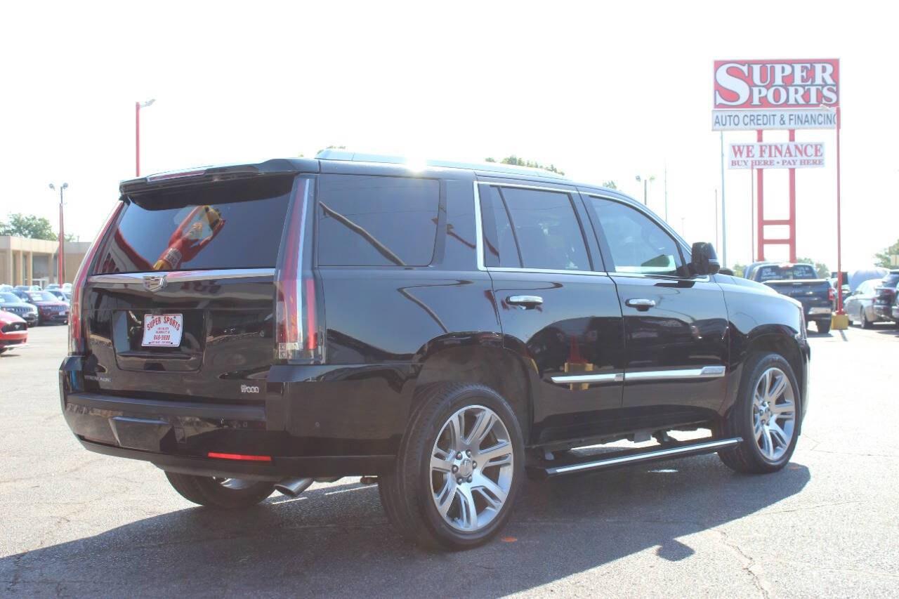 2017 Black Cadillac Escalade Premium 2WD (1GYS3CKJ8HR) with an 6.2L V8 6.2L V8 engine, Automatic 8-Speed transmission, located at 4301 NW 39th , Oklahoma City, OK, 73112, (405) 949-5600, 35.512135, -97.598671 - Hablamos espanol. SPEND SMART --- BUY FROM SUPER SPORTS. ALL PRICES, DOWN PAYMENTS, PAYMENTS, AND FINANCE TERMS ARE NEGOTIABLE AT THE TIME OF APPROVAL. WE WILL WORK WITH YOU TO FIT YOUR BUDGET. WE WILL EVEN LOWER AND ADJUST THE NUMBERS TO HELP MAKE THE VEHICLE MORE AFFORDABLE FOR YOU.- Photo#3