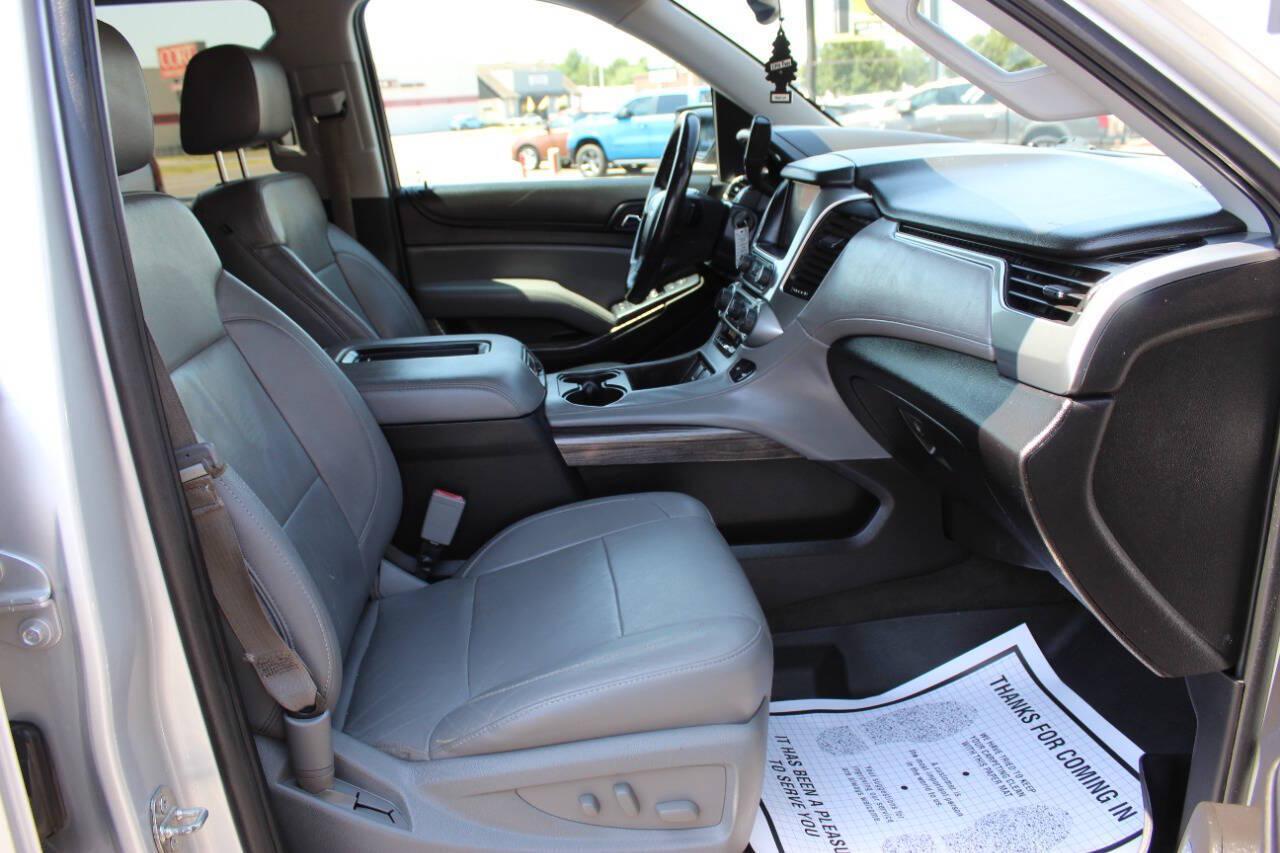 2015 Silver Chevrolet Tahoe LT 2WD (1GNSCBKC9FR) with an 5.3L V8 5.3L V8 engine, Automatic 6-Speed transmission, located at 4301 NW 39th , Oklahoma City, OK, 73112, (405) 949-5600, 35.512135, -97.598671 - Hablamos espanol. SPEND SMART --- BUY FROM SUPER SPORTS. ALL PRICES, DOWN PAYMENTS, PAYMENTS, AND FINANCE TERMS ARE NEGOTIABLE AT THE TIME OF APPROVAL. WE WILL WORK WITH YOU TO FIT YOUR BUDGET. WE WILL EVEN LOWER AND ADJUST THE NUMBERS TO HELP MAKE THE VEHICLE MORE AFFORDABLE FOR YOU.- Photo#8