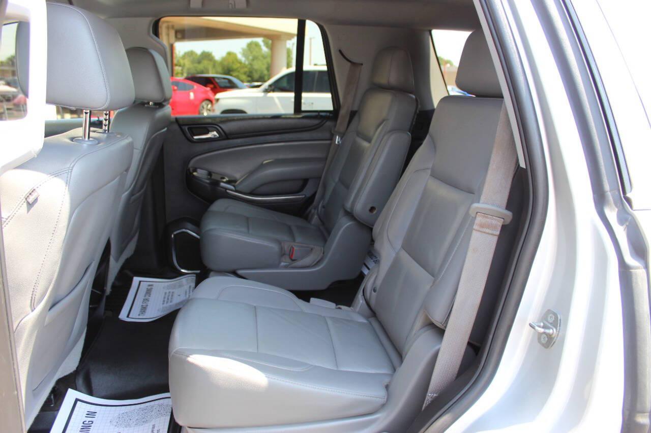 2015 Silver Chevrolet Tahoe LT 2WD (1GNSCBKC9FR) with an 5.3L V8 5.3L V8 engine, Automatic 6-Speed transmission, located at 4301 NW 39th , Oklahoma City, OK, 73112, (405) 949-5600, 35.512135, -97.598671 - Hablamos espanol. SPEND SMART --- BUY FROM SUPER SPORTS. ALL PRICES, DOWN PAYMENTS, PAYMENTS, AND FINANCE TERMS ARE NEGOTIABLE AT THE TIME OF APPROVAL. WE WILL WORK WITH YOU TO FIT YOUR BUDGET. WE WILL EVEN LOWER AND ADJUST THE NUMBERS TO HELP MAKE THE VEHICLE MORE AFFORDABLE FOR YOU.- Photo#16