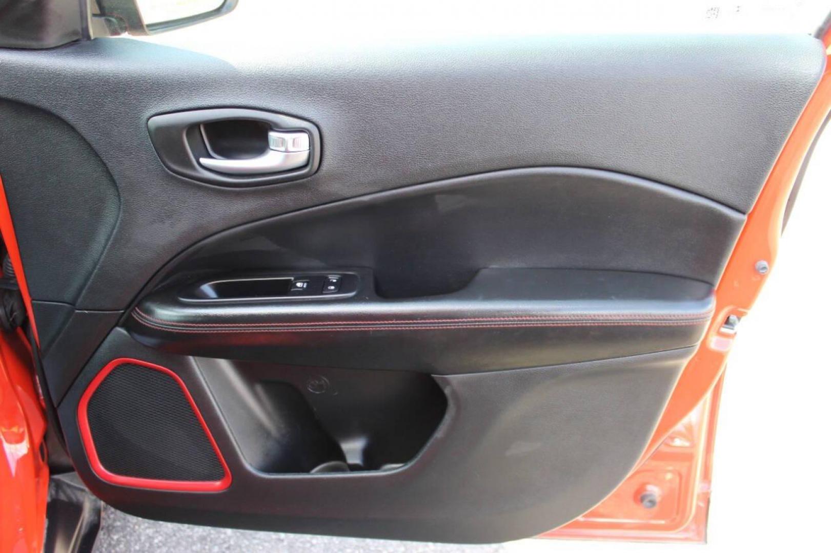 2021 Orange Jeep Compass Trailhawk 4WD (3C4NJDDB3MT) with an 2.4L L4 DOHC 16V engine, 9A transmission, located at 4301 NW 39th , Oklahoma City, OK, 73112, (405) 949-5600, 35.512135, -97.598671 - NO DRIVERS LICENCE -NO FULL COVERAGE INSURANCE - NO CREDIT CHECK. COME ON OVER TO SUPERSPORTS, TAKE A LOOK AND TEST DRIVE. PLEASE GIVE US A CALL AT (405) 949-5600. NO LICENCIA DE CONDUCIR - NO SEGURO DE COBERTURA TOTAL - NO VERIFICACION DE CREDITO. VISITENOS EN SUPERSPORTS, MIRE NUEST - Photo#9