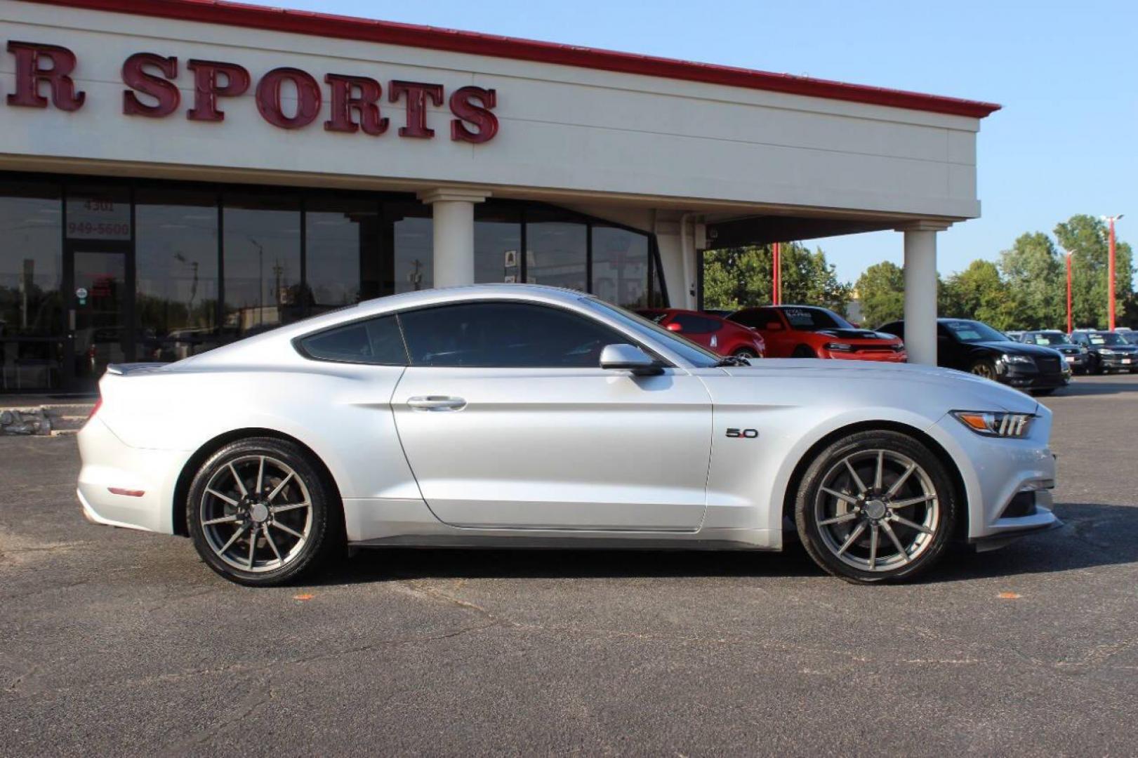 2017 Silver Ford Mustang GT Premium Coupe (1FA6P8CF6H5) with an 5.0L V8 DOHC 32V engine, Automatic 6-Speed transmission, located at 4301 NW 39th , Oklahoma City, OK, 73112, (405) 949-5600, 35.512135, -97.598671 - NO DRIVERS LICENCE -NO FULL COVERAGE INSURANCE - NO CREDIT CHECK. COME ON OVER TO SUPERSPORTS, TAKE A LOOK AND TEST DRIVE. PLEASE GIVE US A CALL AT (405) 949-5600. NO LICENCIA DE CONDUCIR - NO SEGURO DE COBERTURA TOTAL - NO VERIFICACION DE CREDITO. VISITENOS EN SUPERSPORTS, MIRE NUESTRO - Photo#2