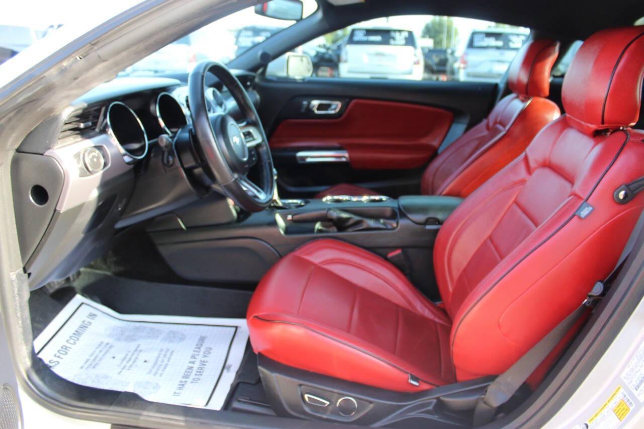 2017 Silver Ford Mustang GT Premium Coupe (1FA6P8CF6H5) with an 5.0L V8 5.0L V8 engine, Automatic 6-Speed transmission, located at 4301 NW 39th , Oklahoma City, OK, 73112, (405) 949-5600, 35.512135, -97.598671 - NO DRIVERS LICENCE -NO FULL COVERAGE INSURANCE - NO CREDIT CHECK. COME ON OVER TO SUPERSPORTS, TAKE A LOOK AND TEST DRIVE. PLEASE GIVE US A CALL AT (405) 949-5600. NO LICENCIA DE CONDUCIR - NO SEGURO DE COBERTURA TOTAL - NO VERIFICACION DE CREDITO. VISITENOS EN SUPERSPORTS, MIRE NUESTRO - Photo#13