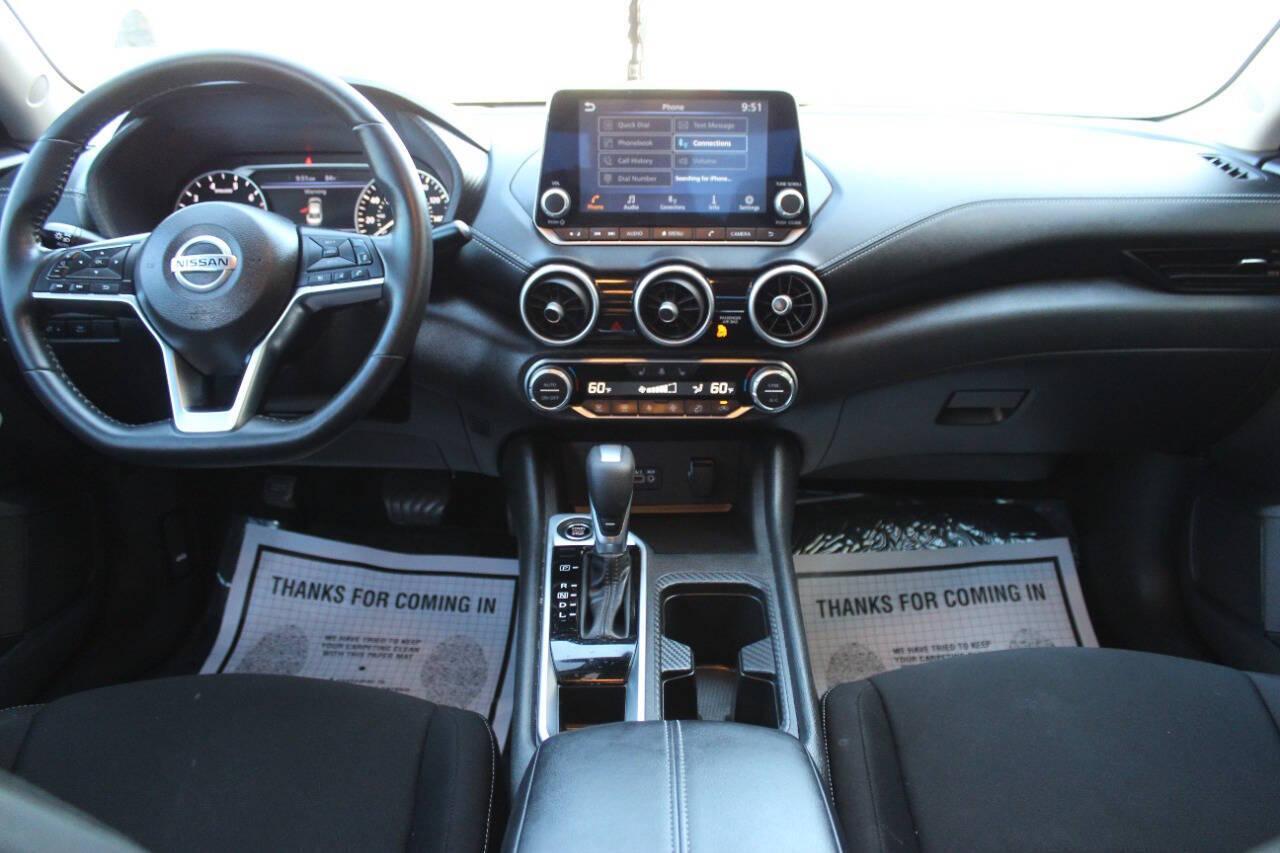 2023 Maroon Nissan Sentra SV (3N1AB8CV1PY) with an 1.8L L4 SFI DOHC 16V engine, CVT transmission, located at 4301 NW 39th , Oklahoma City, OK, 73112, (405) 949-5600, 35.512135, -97.598671 - NO DRIVERS LICENCE -NO FULL COVERAGE INSURANCE - NO CREDIT CHECK. COME ON OVER TO SUPERSPORTS, TAKE A LOOK AND TEST DRIVE. PLEASE GIVE US A CALL AT (405) 949-5600. NO LICENCIA DE CONDUCIR - NO SEGURO DE COBERTURA TOTAL - NO VERIFICACION DE CREDITO. VISITENOS EN SUPERSPORTS, MIRE NUESTRO - Photo#17