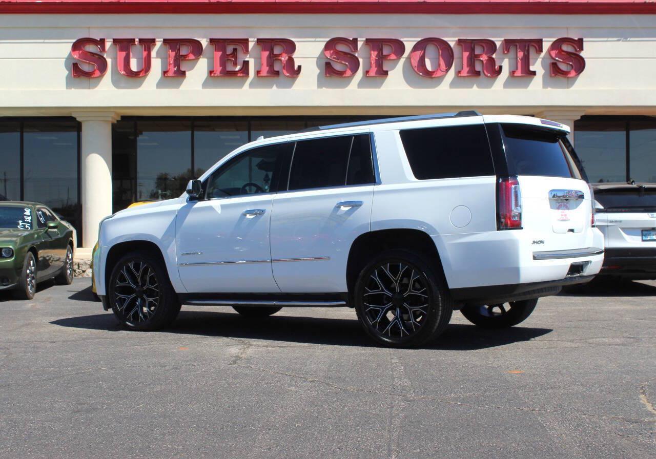 2016 White GMC Yukon 2WD (1GKS1CKJ1GR) with an 6.2L V8 6.2L V8 engine, Automatic 8-Speed transmission, located at 4301 NW 39th , Oklahoma City, OK, 73112, (405) 949-5600, 35.512135, -97.598671 - Hablamos espanol. SPEND SMART --- BUY FROM SUPER SPORTS. ALL PRICES, DOWN PAYMENTS, PAYMENTS, AND FINANCE TERMS ARE NEGOTIABLE AT THE TIME OF APPROVAL. WE WILL WORK WITH YOU TO FIT YOUR BUDGET. WE WILL EVEN LOWER AND ADJUST THE NUMBERS TO HELP MAKE THE VEHICLE MORE AFFORDABLE FOR YOU.- Photo#5