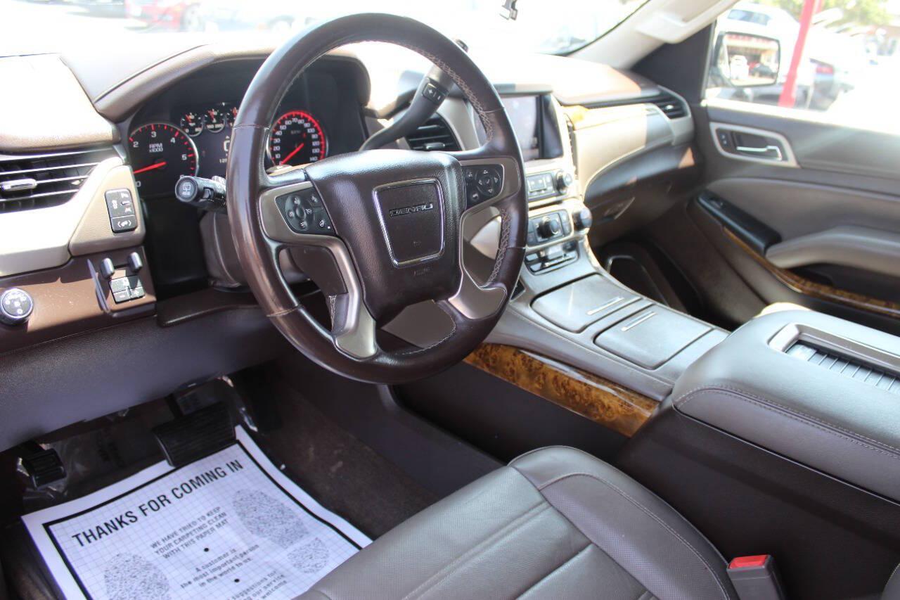 2016 White GMC Yukon 2WD (1GKS1CKJ1GR) with an 6.2L V8 6.2L V8 engine, Automatic 8-Speed transmission, located at 4301 NW 39th , Oklahoma City, OK, 73112, (405) 949-5600, 35.512135, -97.598671 - Hablamos espanol. SPEND SMART --- BUY FROM SUPER SPORTS. ALL PRICES, DOWN PAYMENTS, PAYMENTS, AND FINANCE TERMS ARE NEGOTIABLE AT THE TIME OF APPROVAL. WE WILL WORK WITH YOU TO FIT YOUR BUDGET. WE WILL EVEN LOWER AND ADJUST THE NUMBERS TO HELP MAKE THE VEHICLE MORE AFFORDABLE FOR YOU.- Photo#19