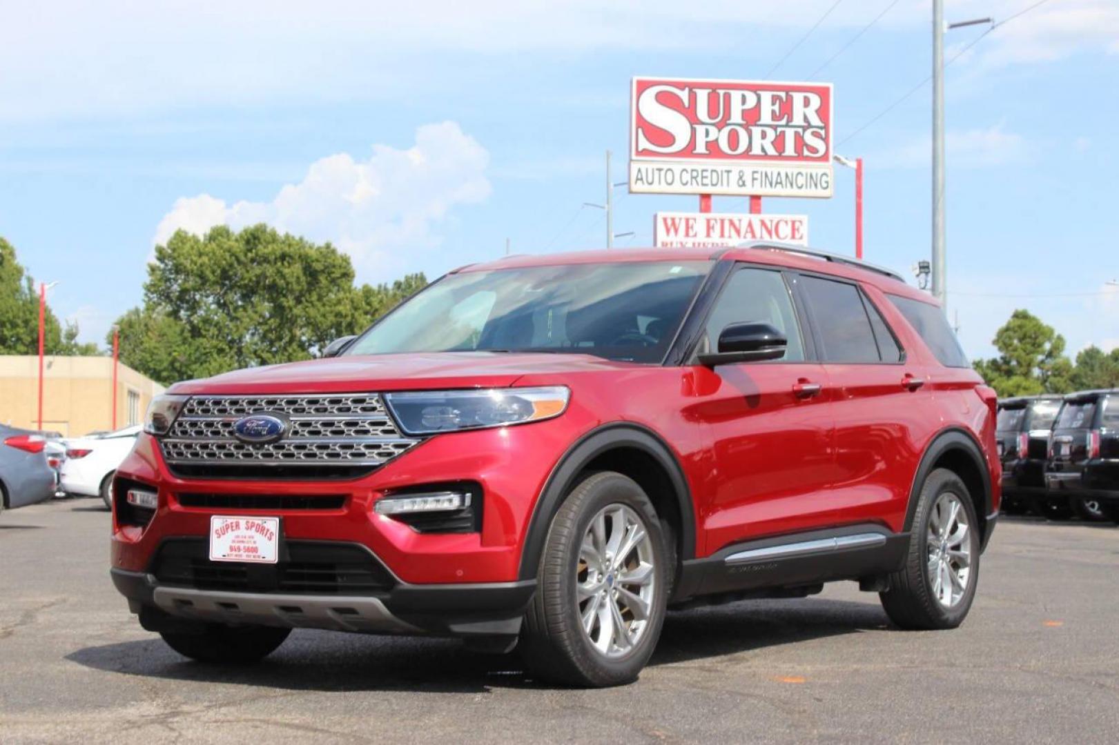 2021 Red Ford Explorer Limited (1FMSK7FH2MG) with an 2.3L L4 DOHC 16V engine, 10A transmission, located at 4301 NW 39th , Oklahoma City, OK, 73112, (405) 949-5600, 35.512135, -97.598671 - NO DRIVERS LICENCE -NO FULL COVERAGE INSURANCE - NO CREDIT CHECK. COME ON OVER TO SUPERSPORTS, TAKE A LOOK AND TEST DRIVE. PLEASE GIVE US A CALL AT (405) 949-5600. NO LICENCIA DE CONDUCIR - NO SEGURO DE COBERTURA TOTAL - NO VERIFICACION DE CREDITO. VISITENOS EN SUPERSPORTS, MIRE NUESTRO - Photo#5