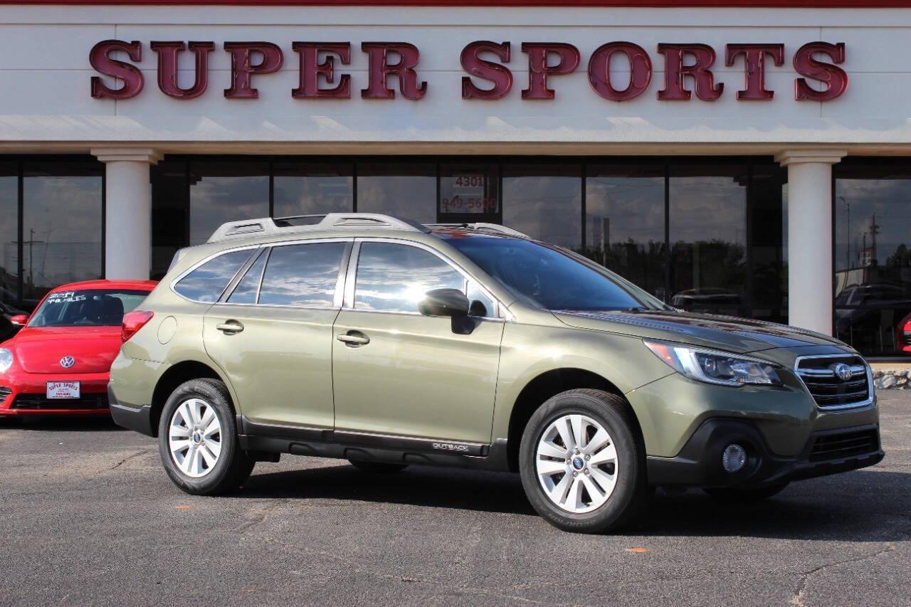 2019 Green Subaru Outback 2.5i Premium (4S4BSAHC8K3) with an 2.5L H4 DOHC 16V engine, CVT transmission, located at 4301 NW 39th , Oklahoma City, OK, 73112, (405) 949-5600, 35.512135, -97.598671 - NO DRIVERS LICENCE -NO FULL COVERAGE INSURANCE - NO CREDIT CHECK. COME ON OVER TO SUPERSPORTS, TAKE A LOOK AND TEST DRIVE. PLEASE GIVE US A CALL AT (405) 949-5600. NO LICENCIA DE CONDUCIR - NO SEGURO DE COBERTURA TOTAL - NO VERIFICACION DE CREDITO. VISITENOS EN SUPERSPORTS, MIRE NUESTRO - Photo#0