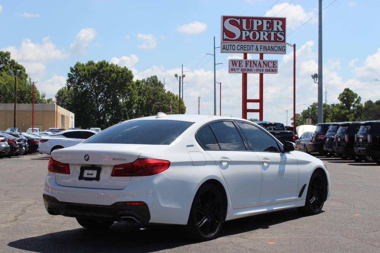 2019 White BMW 5 Series 530e iPerformance (WBAJA9C58KB) with an 2.0L I4 Turbocharger 2.0L I4 engine, Automatic 8-Speed transmission, located at 4301 NW 39th , Oklahoma City, OK, 73112, (405) 949-5600, 35.512135, -97.598671 - NO DRIVERS LICENCE -NO FULL COVERAGE INSURANCE - NO CREDIT CHECK. COME ON OVER TO SUPERSPORTS, TAKE A LOOK AND TEST DRIVE. PLEASE GIVE US A CALL AT (405) 949-5600. NO LICENCIA DE CONDUCIR - NO SEGURO DE COBERTURA TOTAL - NO VERIFICACION DE CREDITO. VISITENOS EN SUPERSPORTS, MIRE NUESTRO - Photo#3